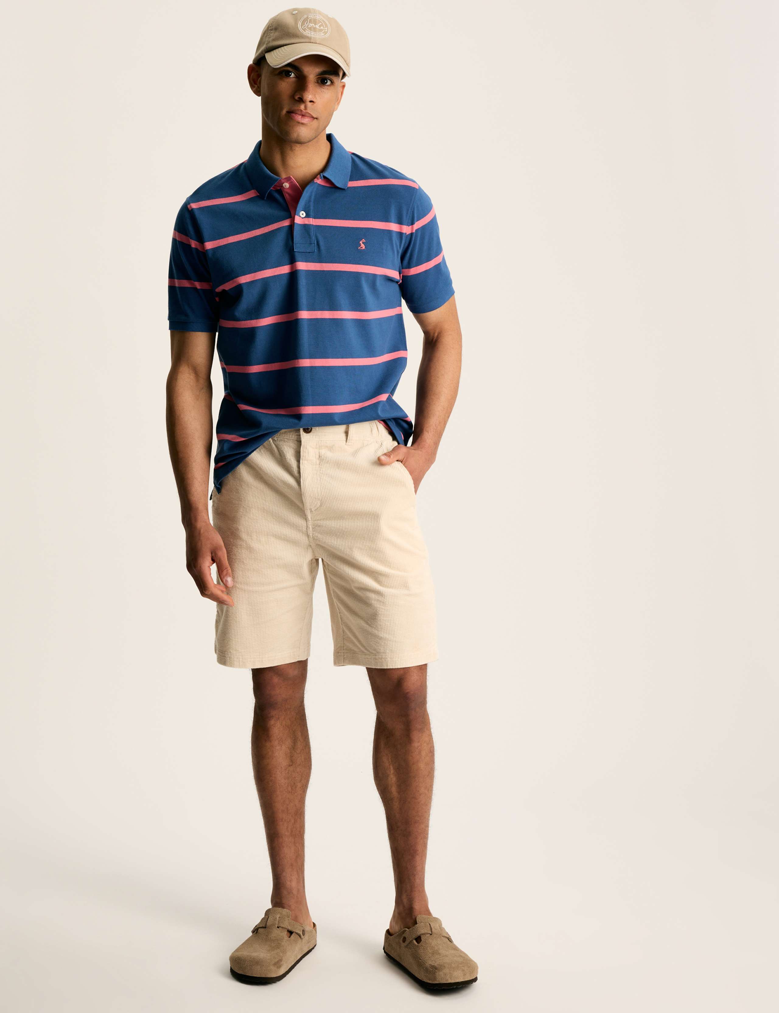 Pure Cotton Striped Polo Shirt 2 of 6