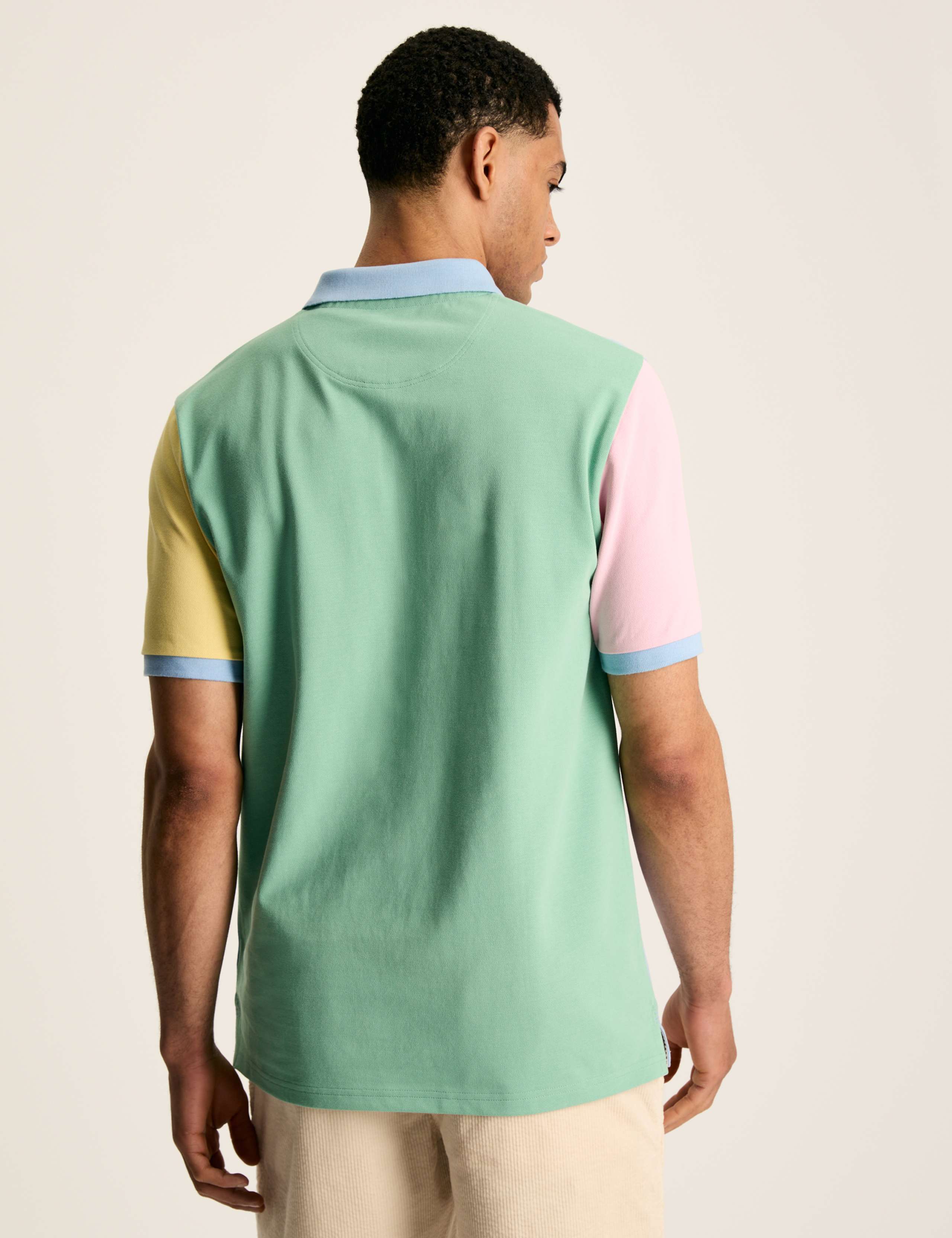 Pure Cotton Colour Block T-Shirt 3 of 6