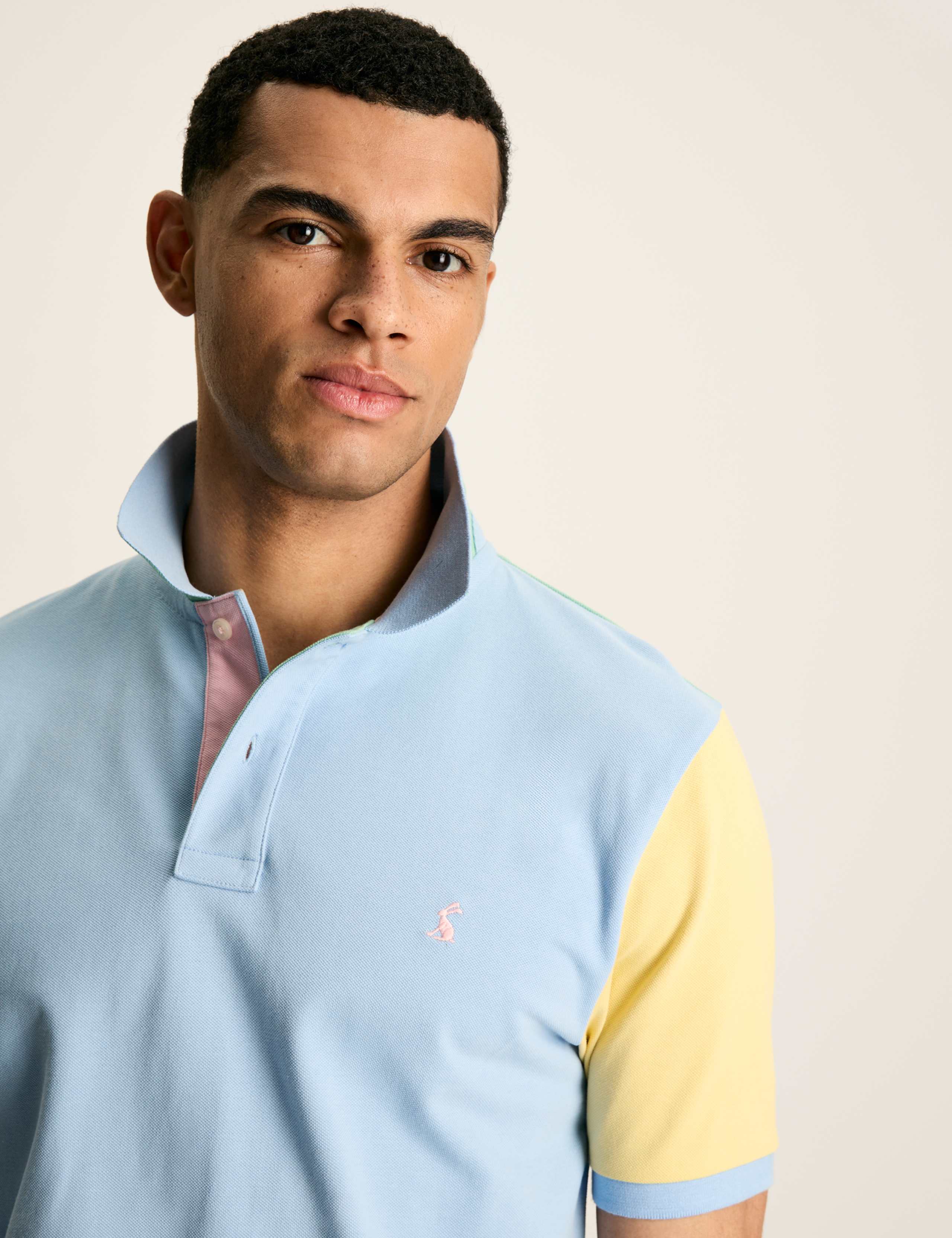 Pure Cotton Colour Block T-Shirt 4 of 6