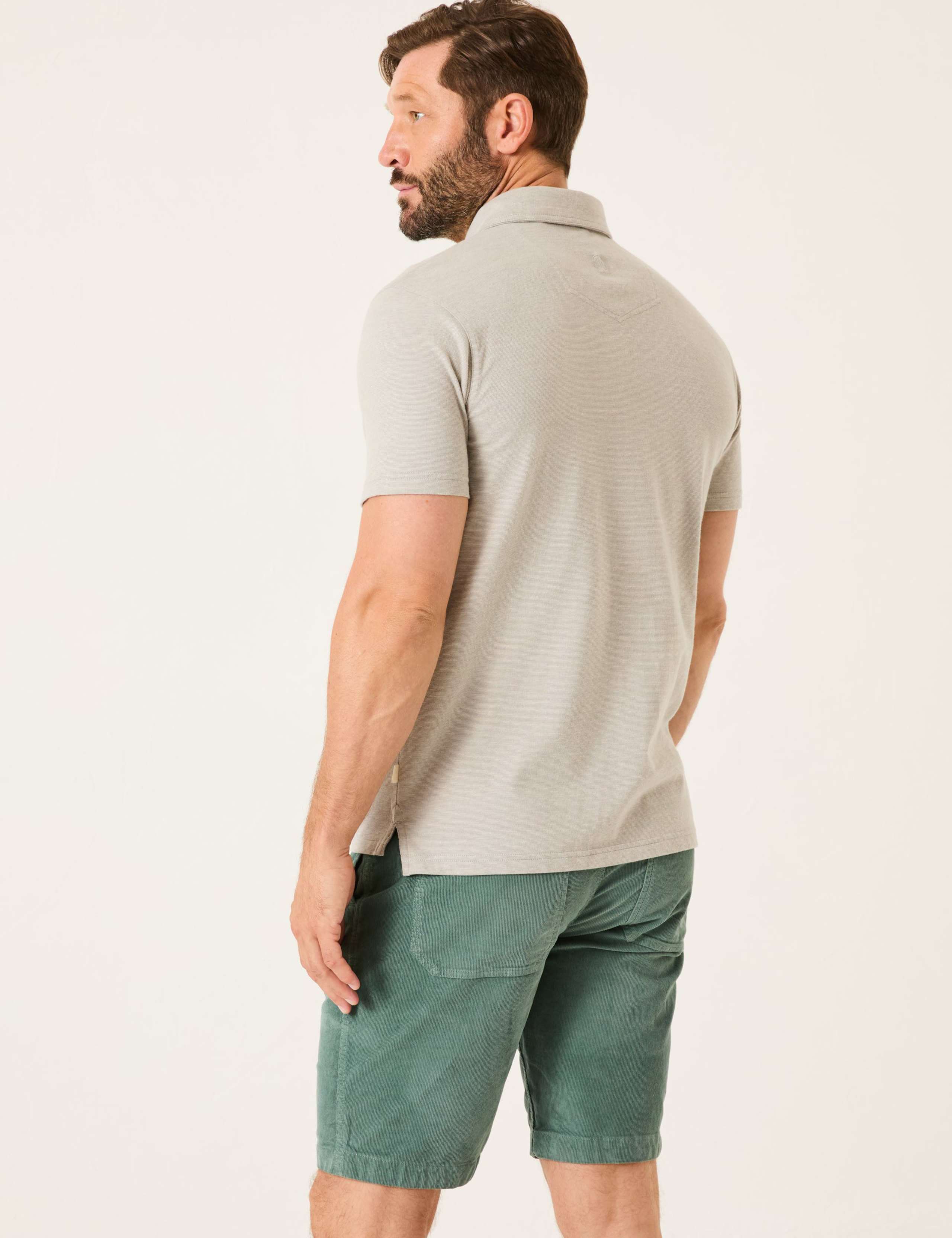 Pure Cotton Pique Polo Shirt 3 of 4