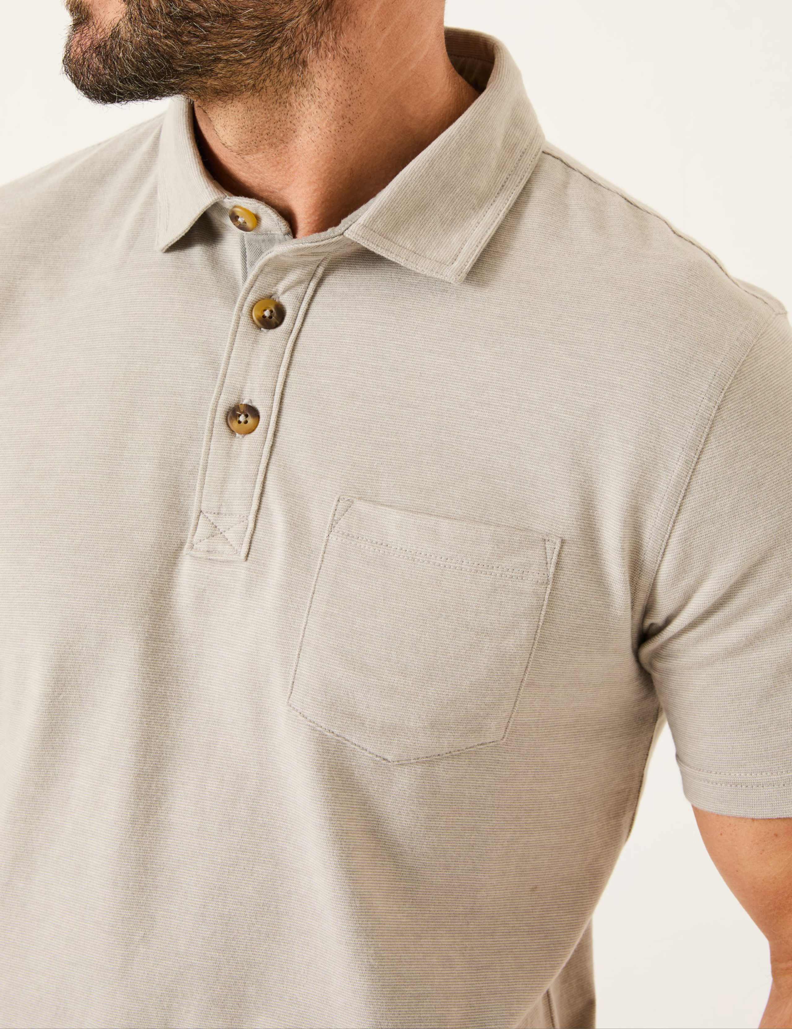 Pure Cotton Pique Polo Shirt 4 of 4