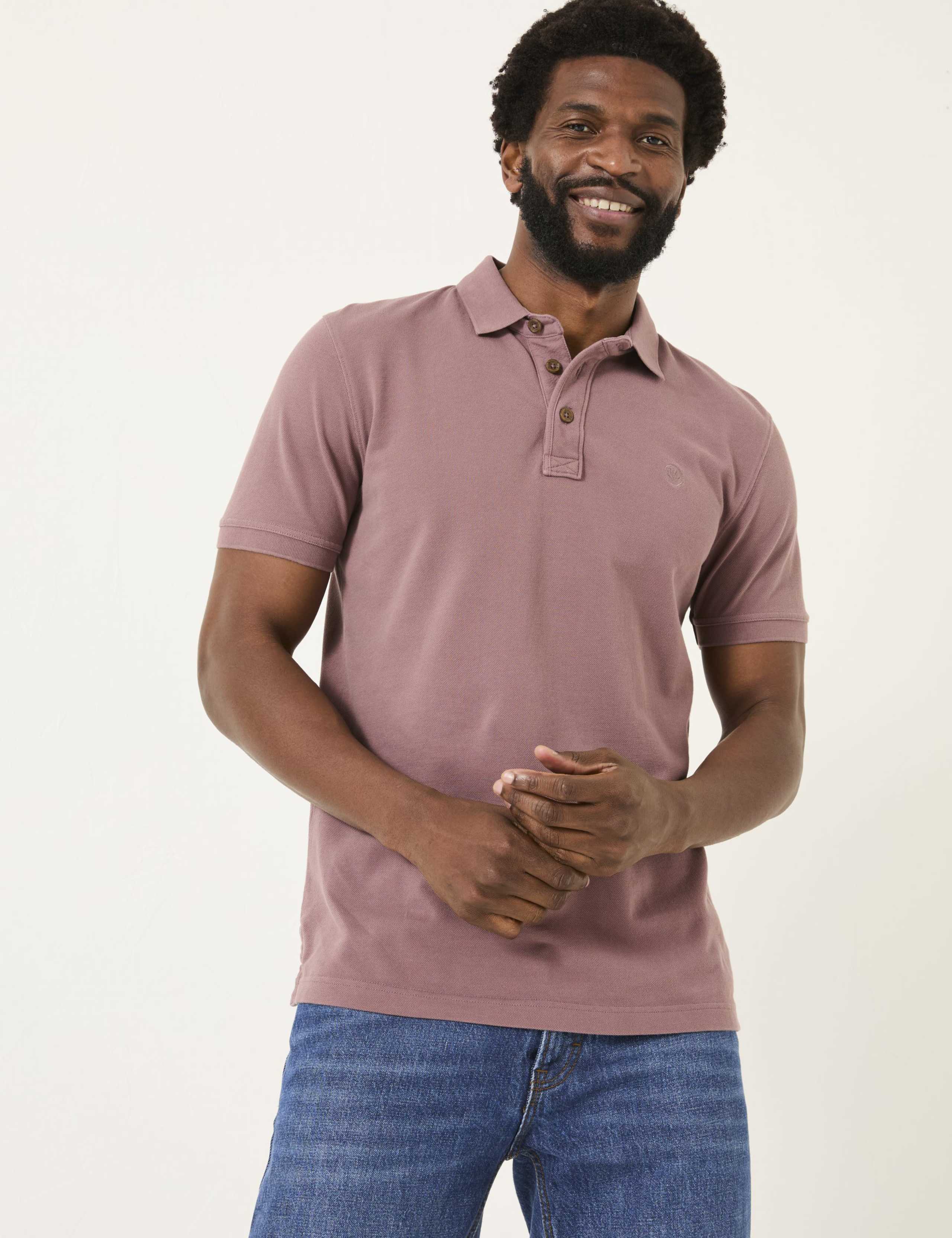 Pure Cotton Pique Polo Shirt 1 of 6