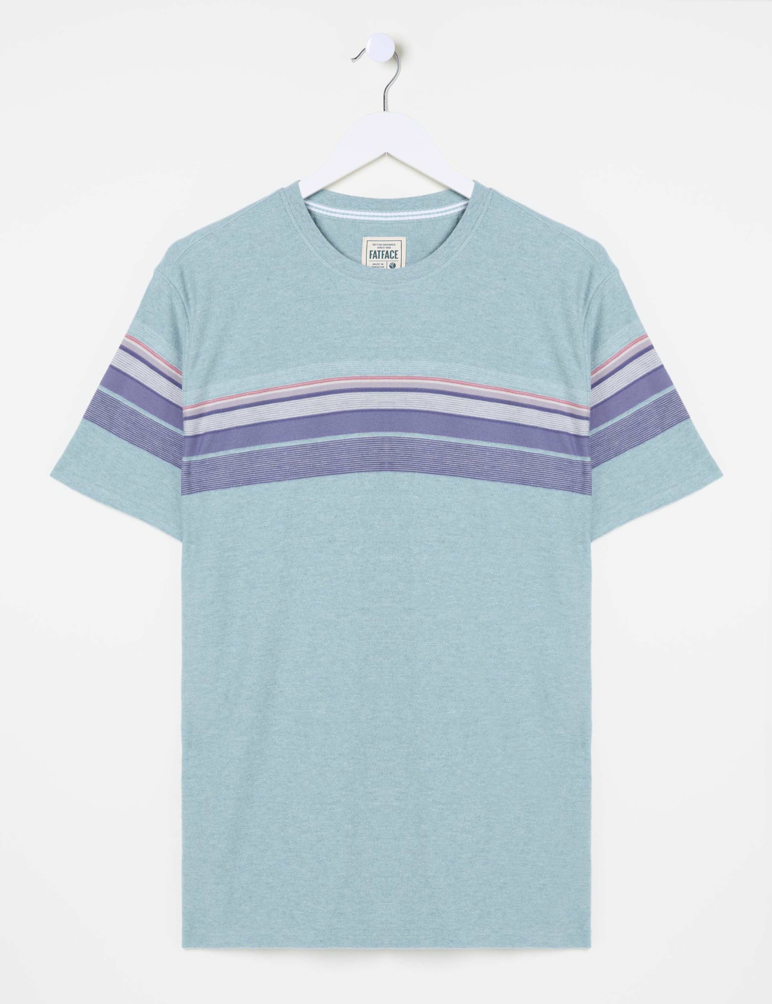 Pure Cotton Striped T-Shirt 2 of 5