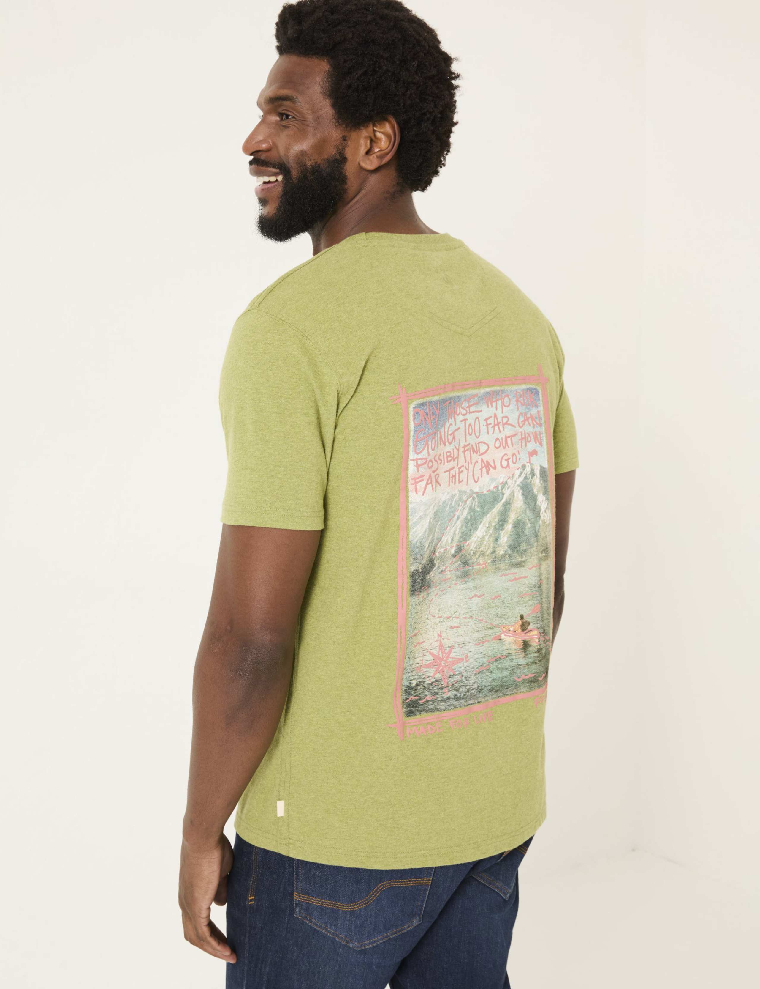 Pure Cotton Kayak Graphic T-Shirt 3 of 6