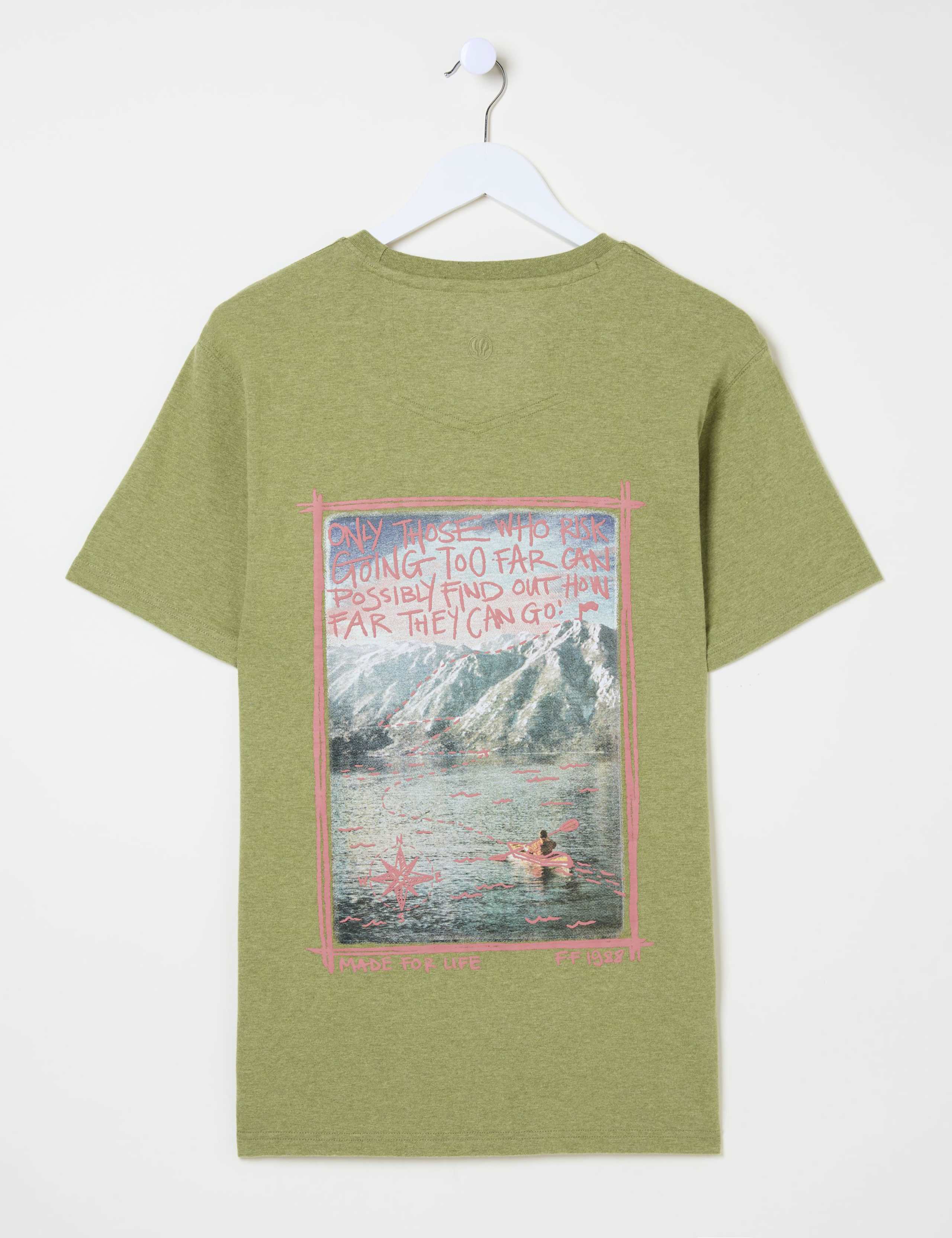 Pure Cotton Kayak Graphic T-Shirt 6 of 6