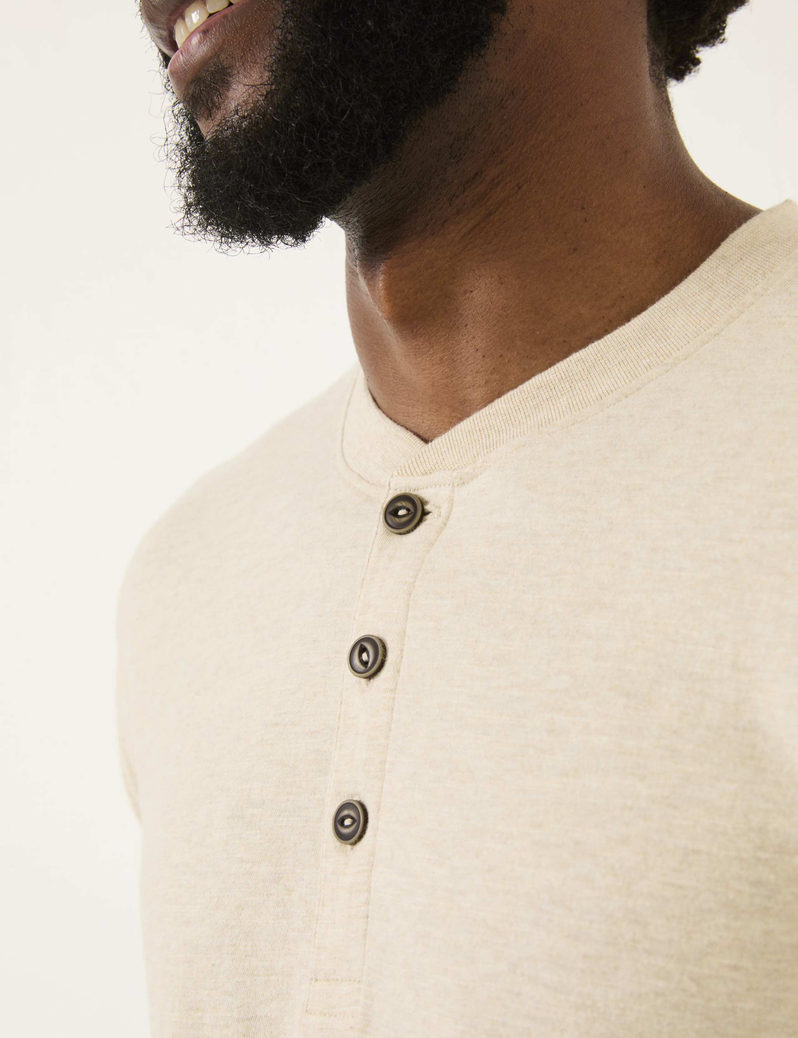 Pure Cotton Henley Top 4 of 5