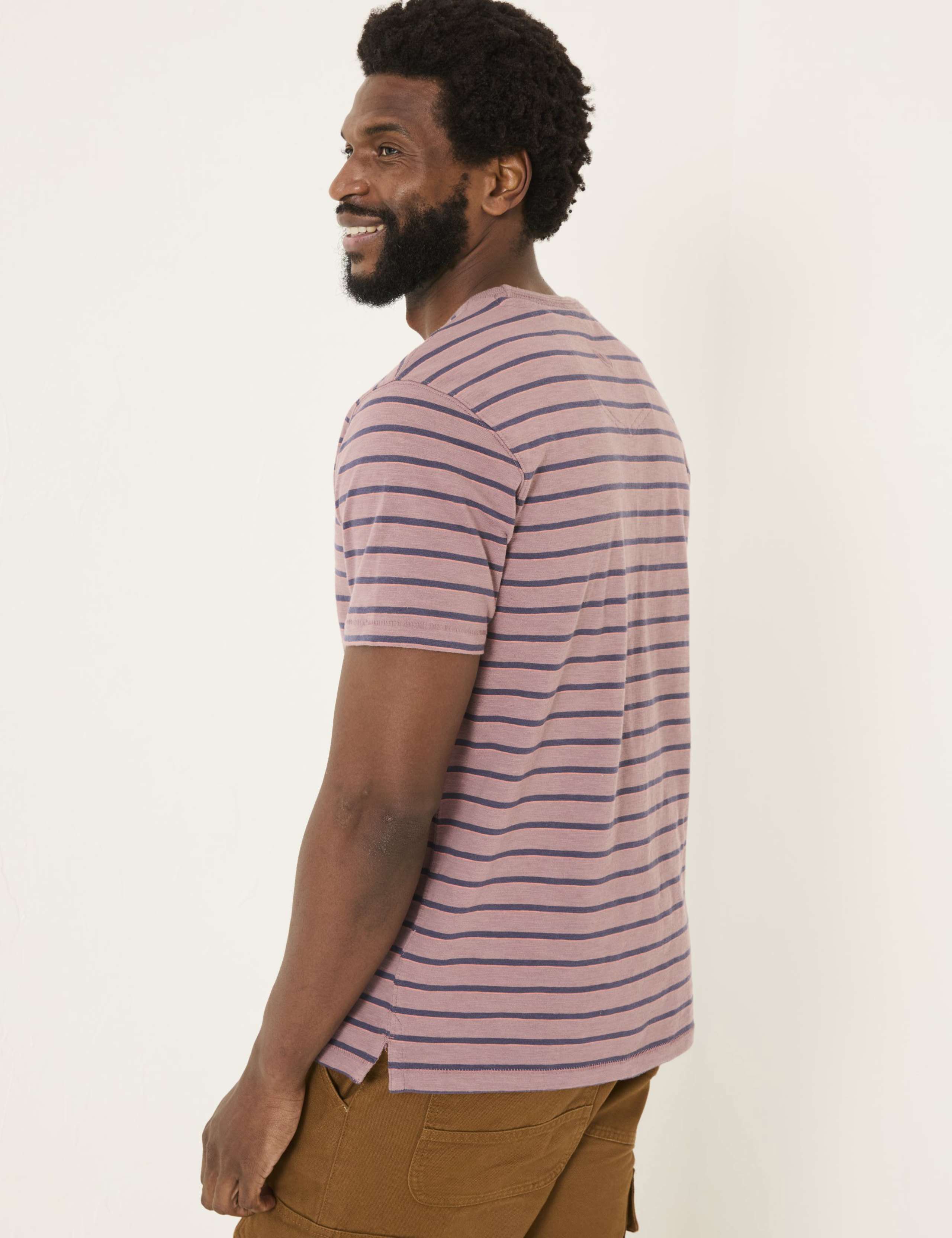 Pure Cotton Striped T-Shirt 3 of 5