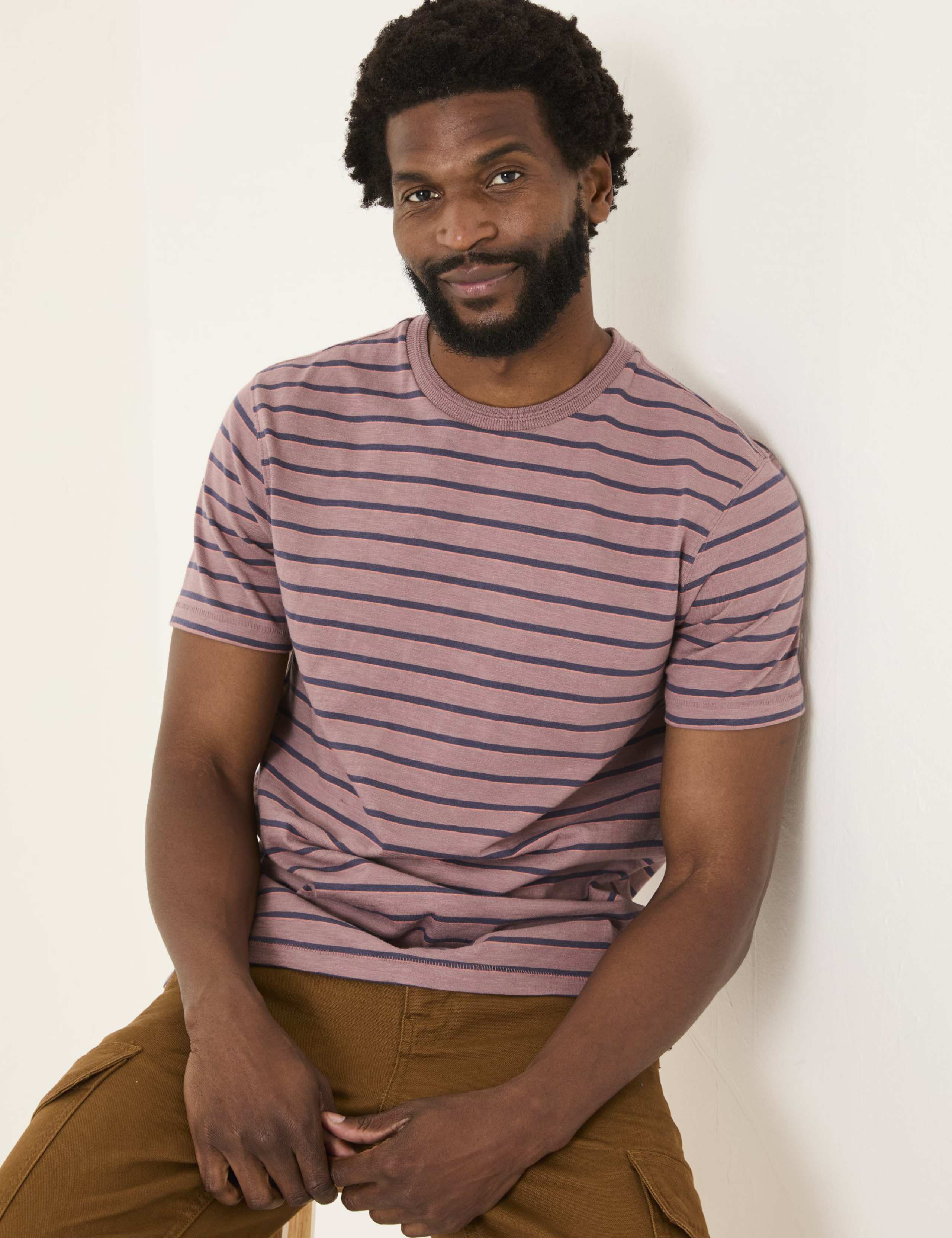 Pure Cotton Striped T-Shirt 5 of 5