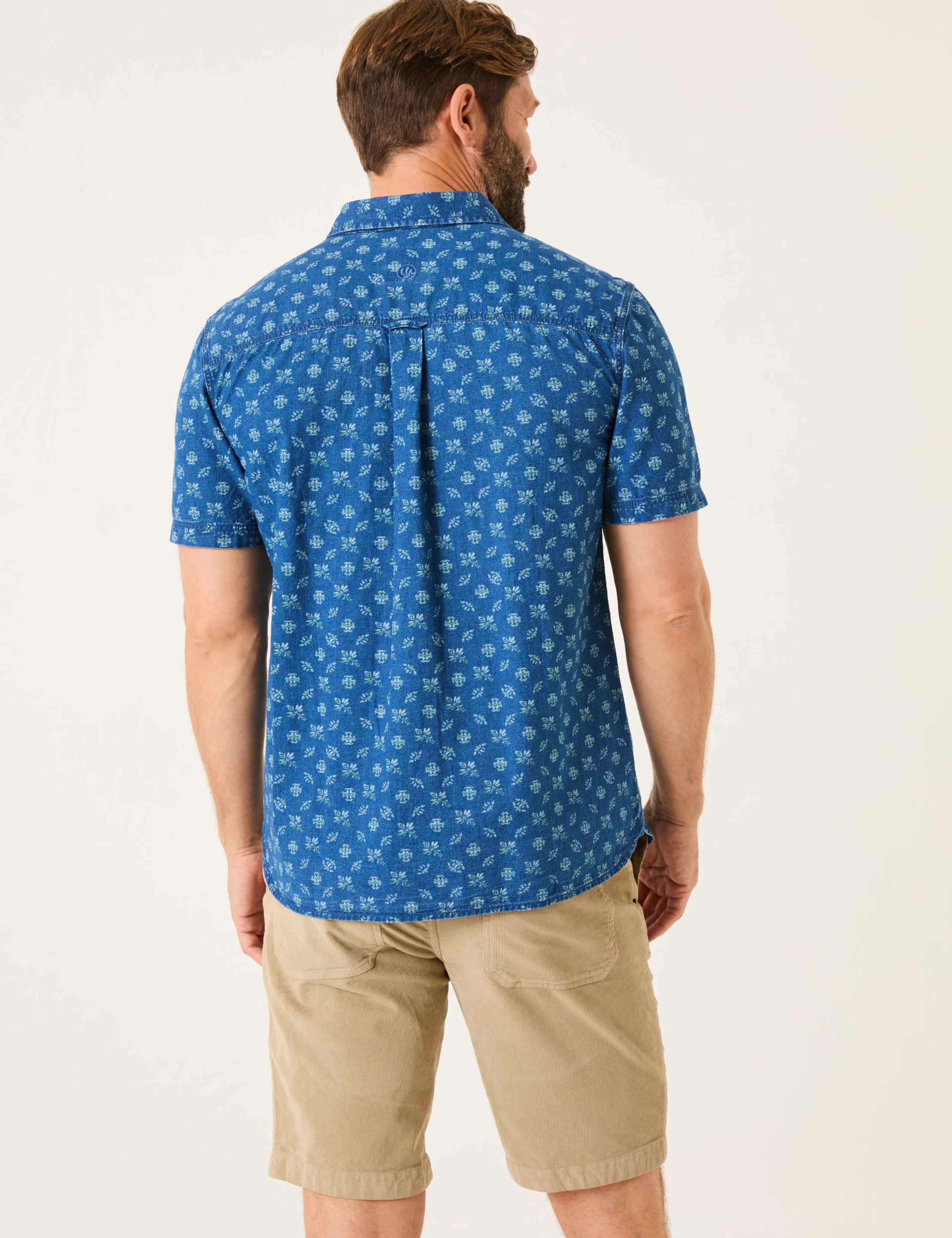 Denim Geometric Shirt 3 of 5