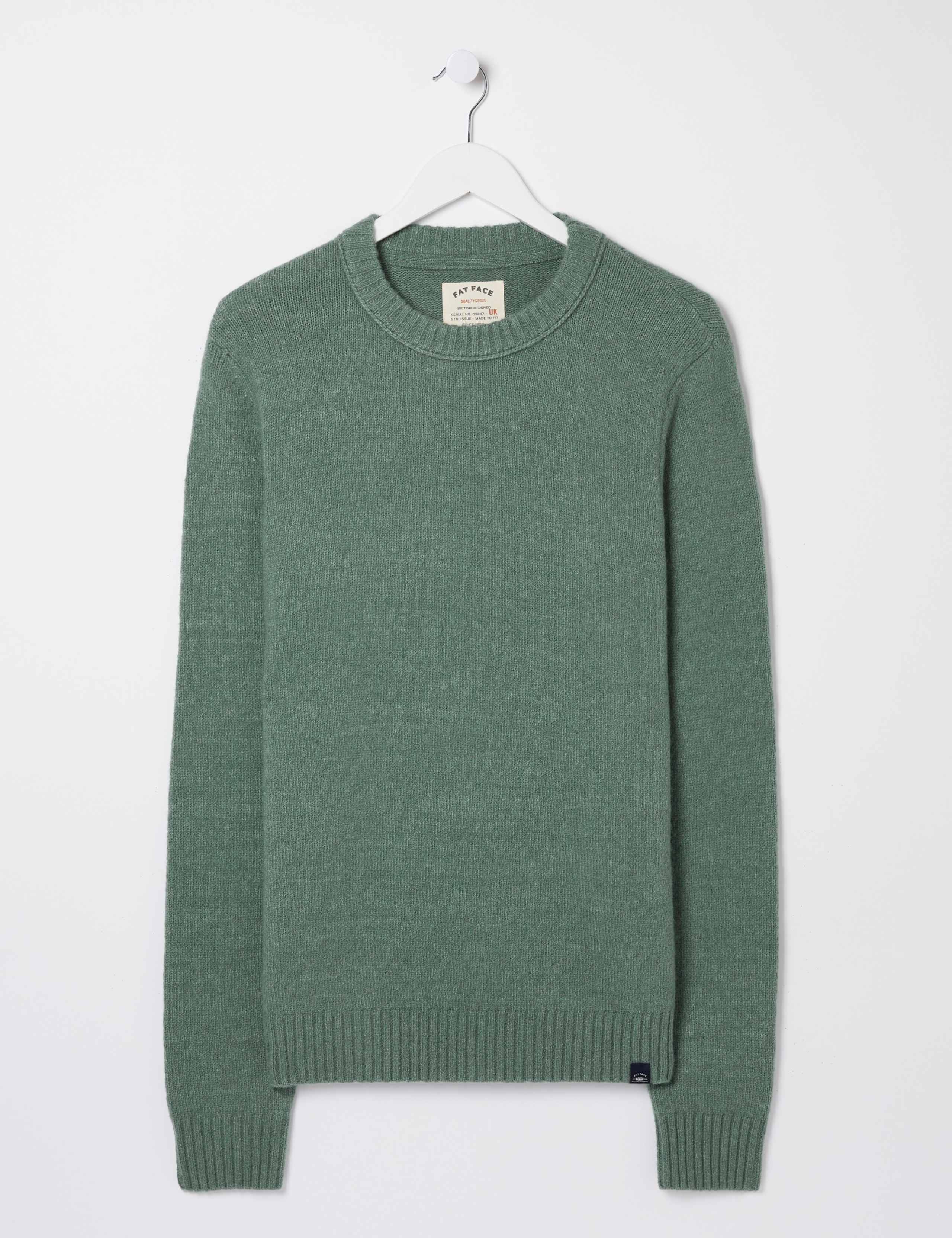 Wool Blend Ribbed Crew Neck Jumper 2 of 5