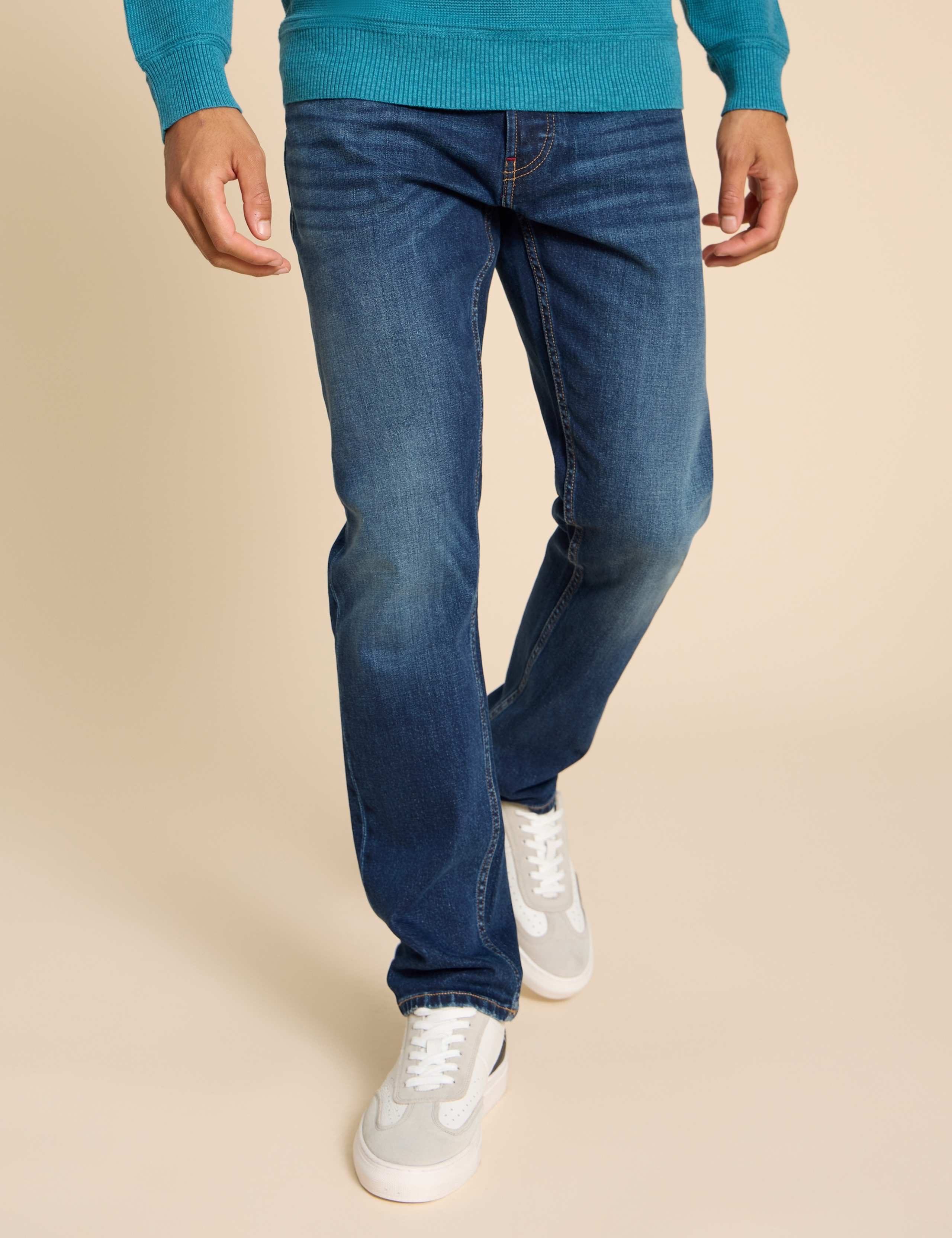 Straight Fit 5 Pocket Jeans 3 of 6