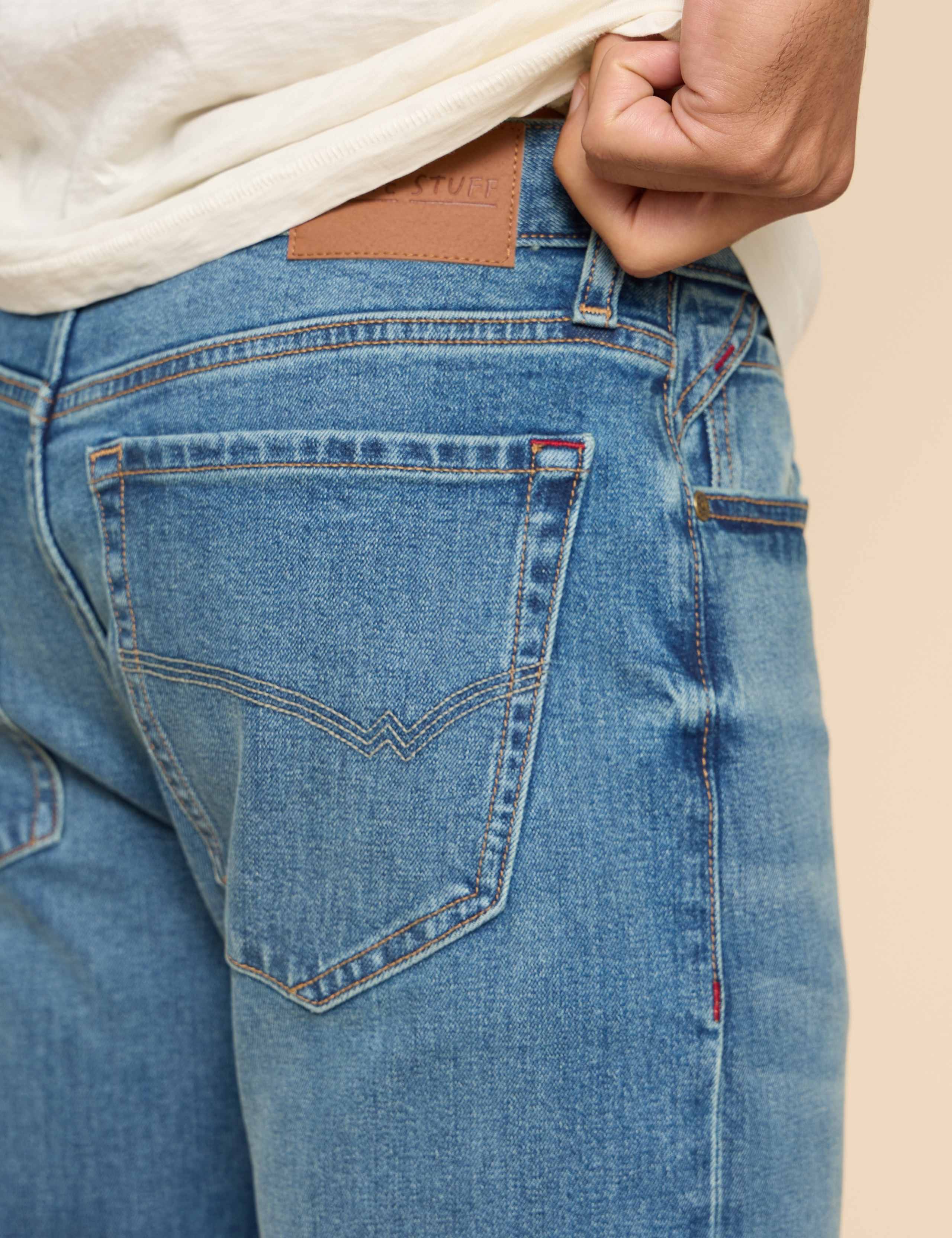 Straight Fit 5 Pocket Jeans 5 of 6