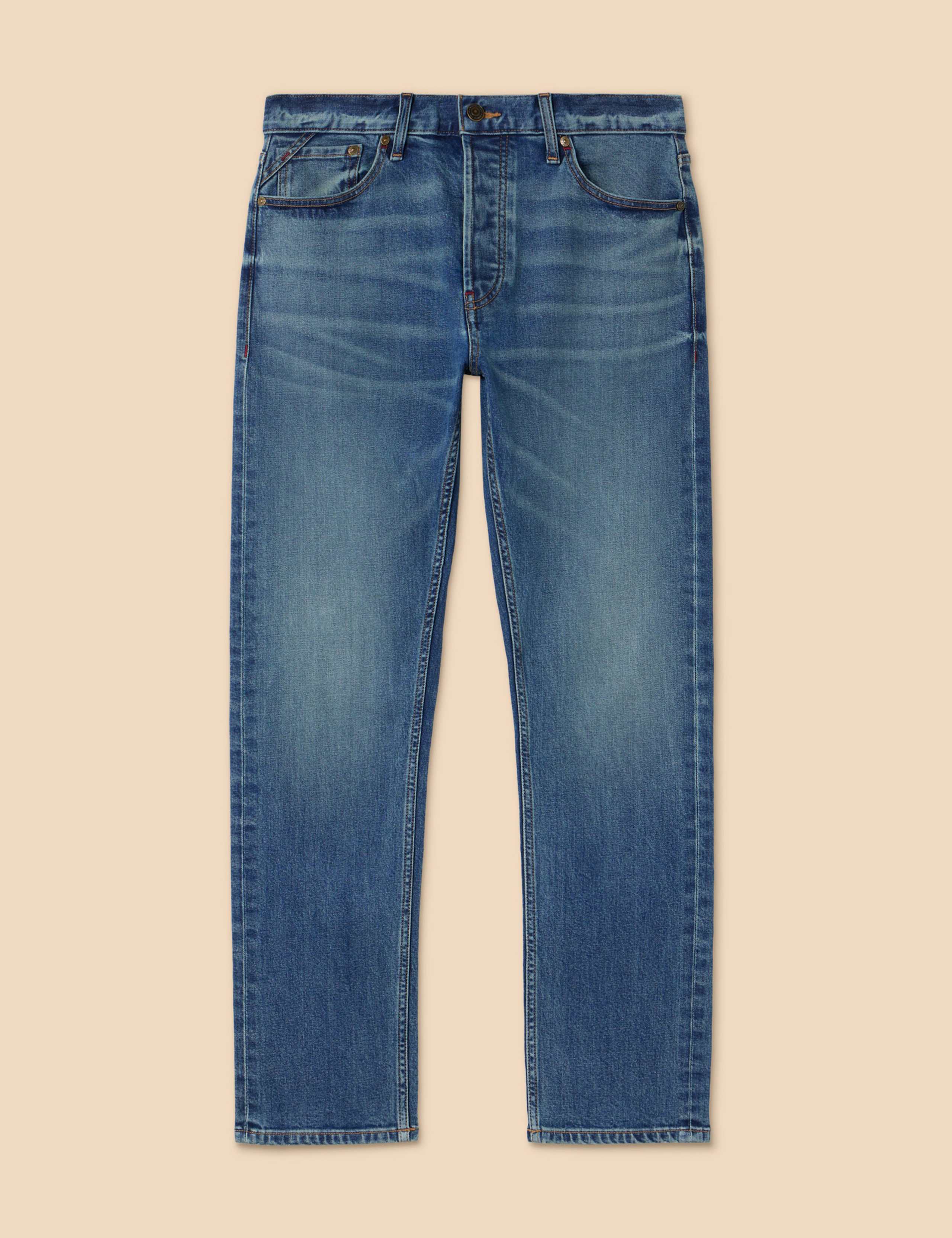 Straight Fit 5 Pocket Jeans 2 of 6