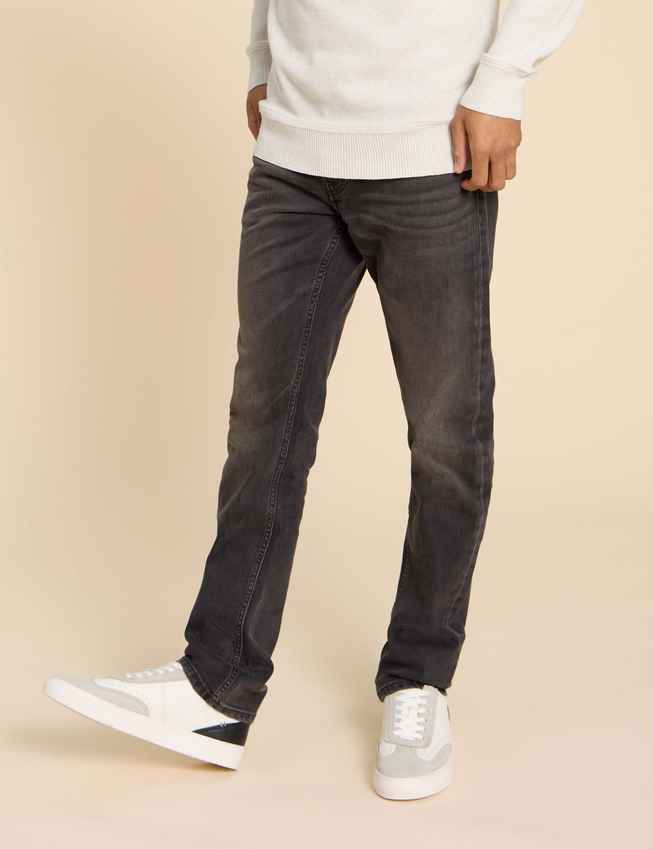 Straight Fit 5 Pocket Jeans 3 of 11