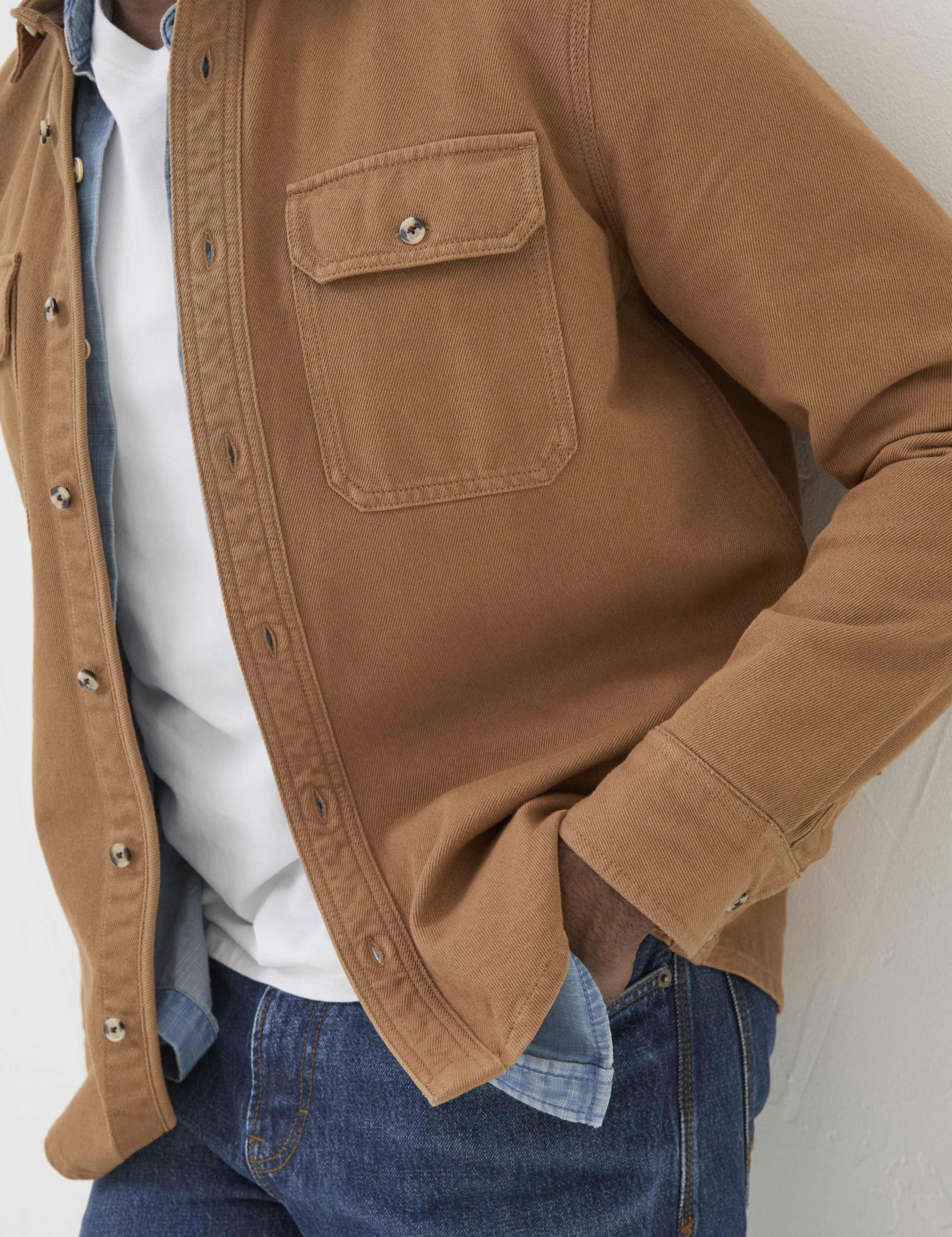 Pure Cotton Twill Oxford Shirt 3 of 3