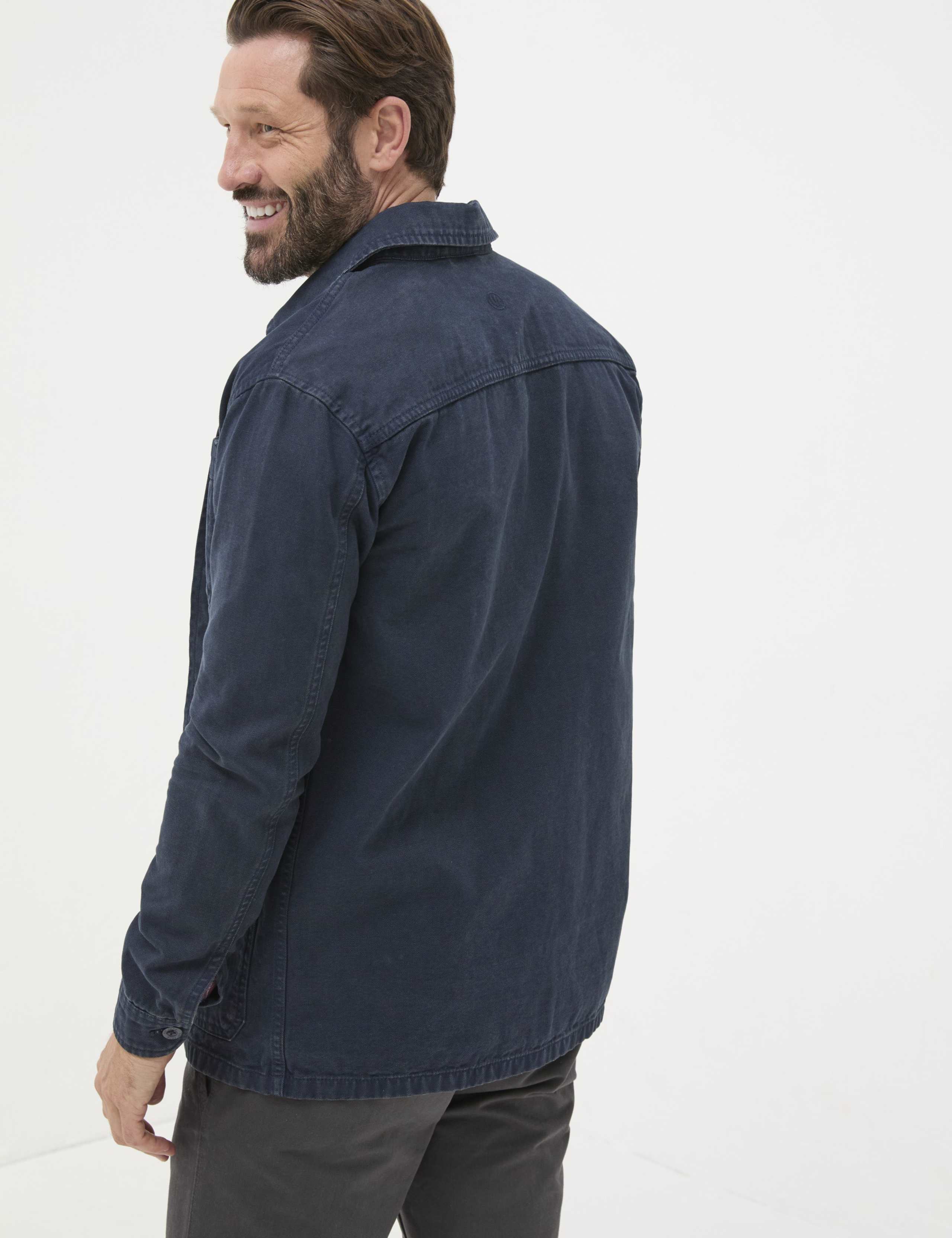 Pure Cotton Utility Canvas Jacket 3 of 5