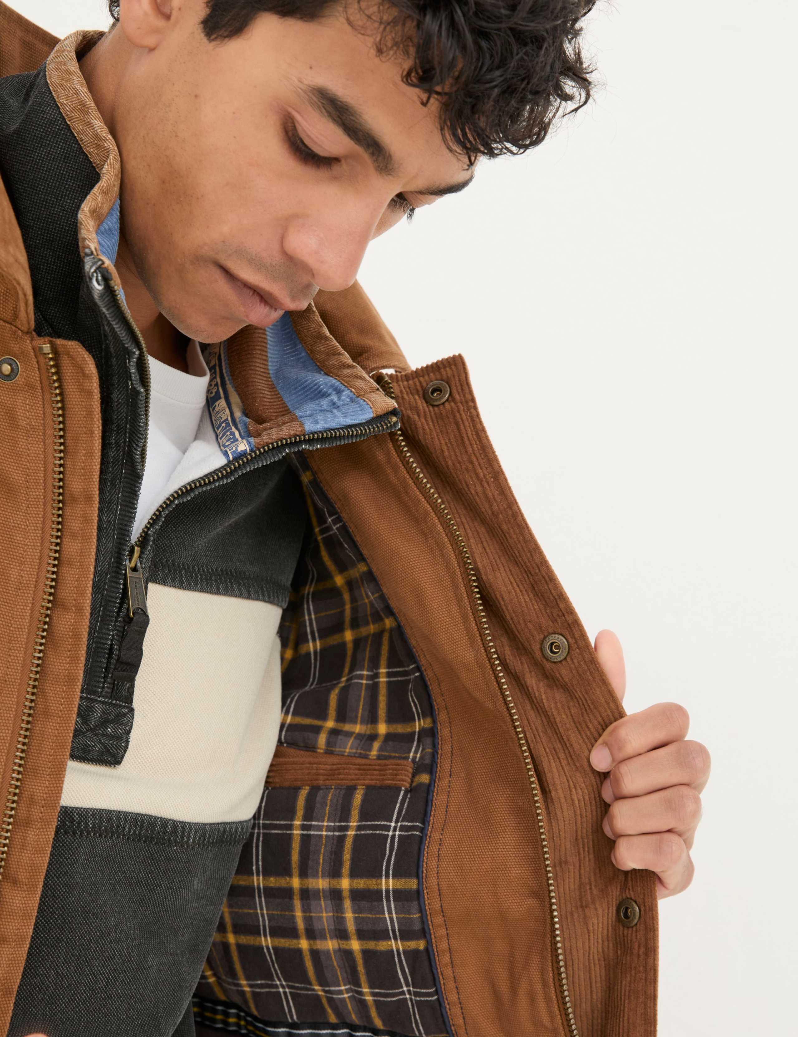 Pure Cotton Padded Utility Jacket 4 of 5