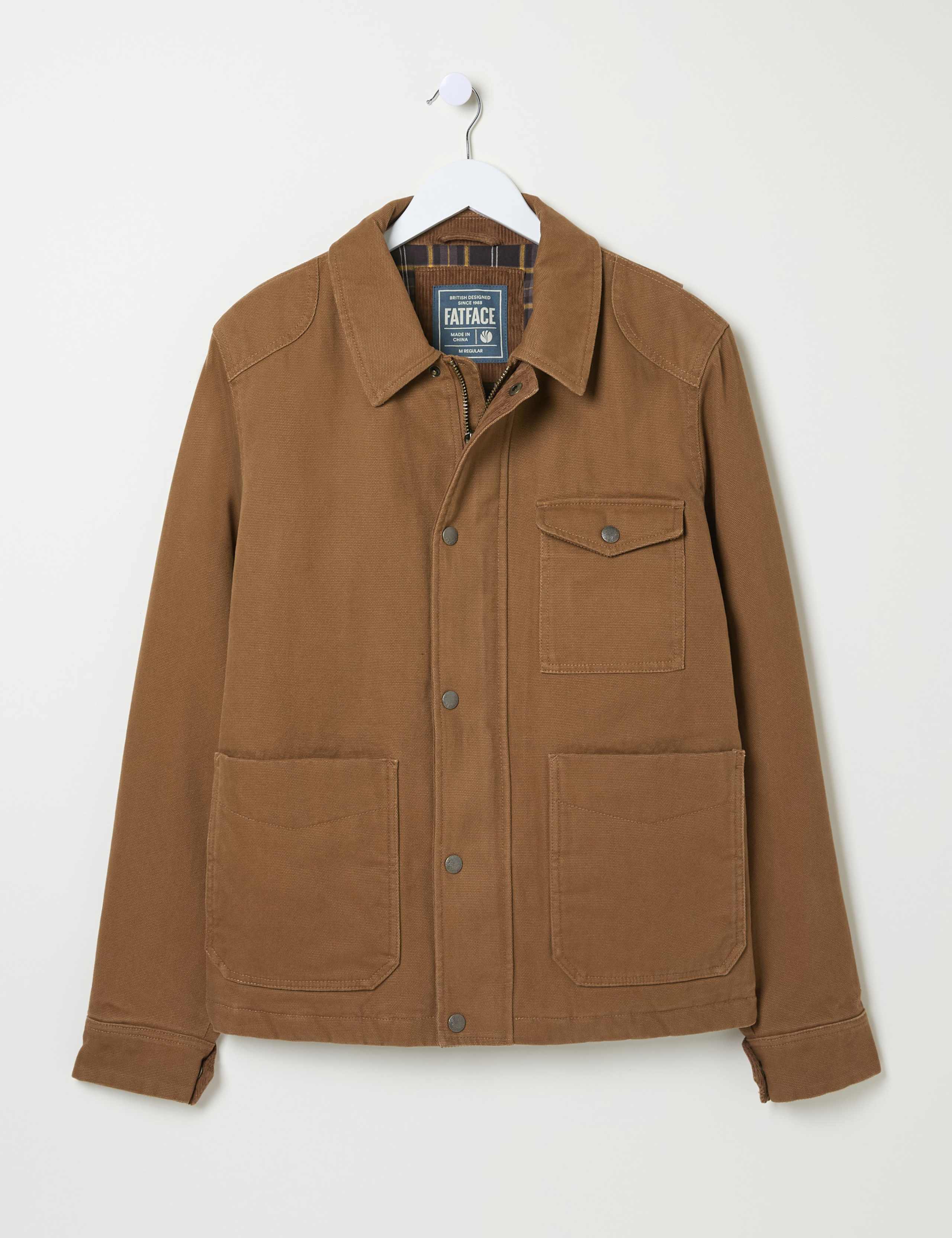 Pure Cotton Padded Utility Jacket 2 of 5