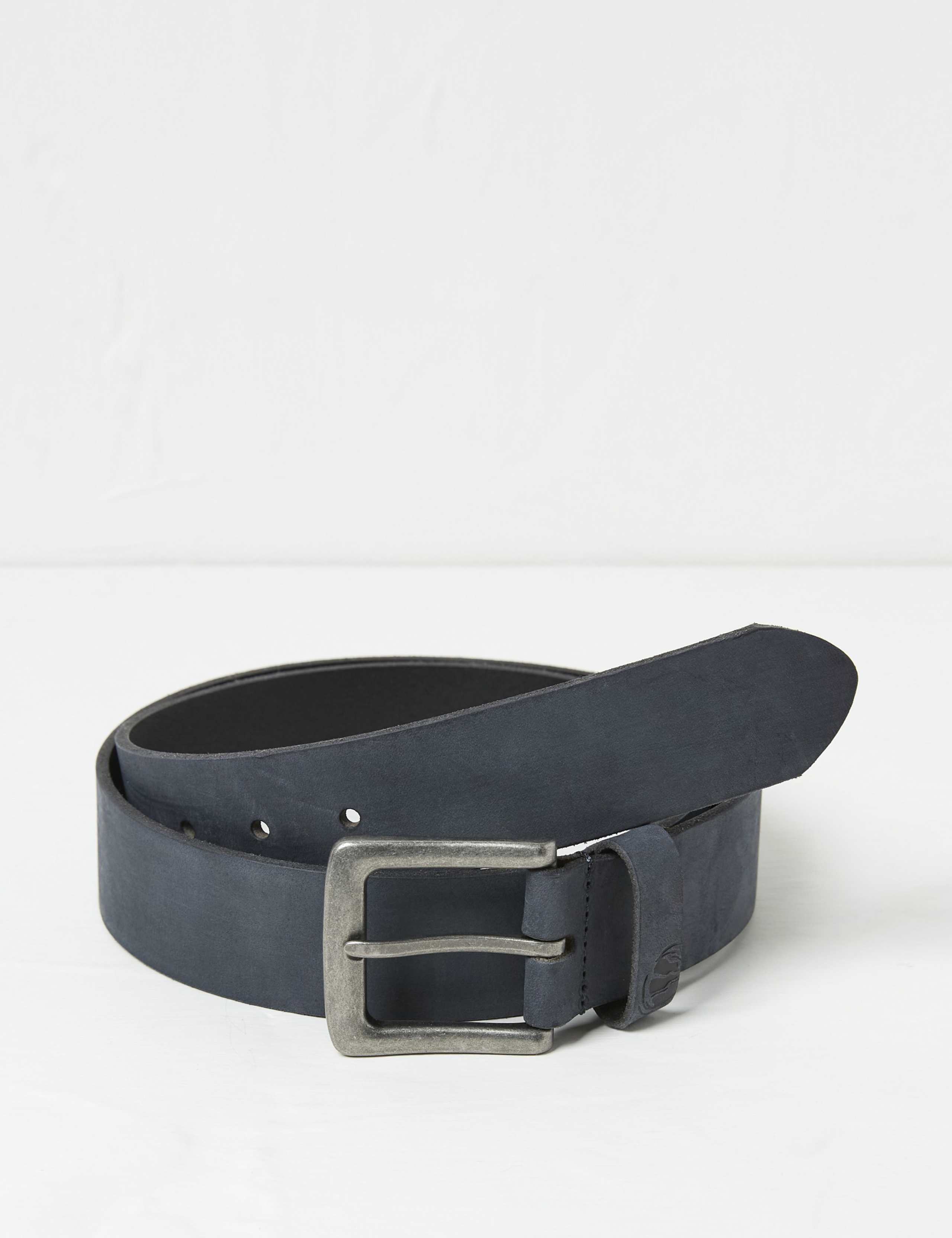 Leather Rectangular Buckle Belt 1 of 2