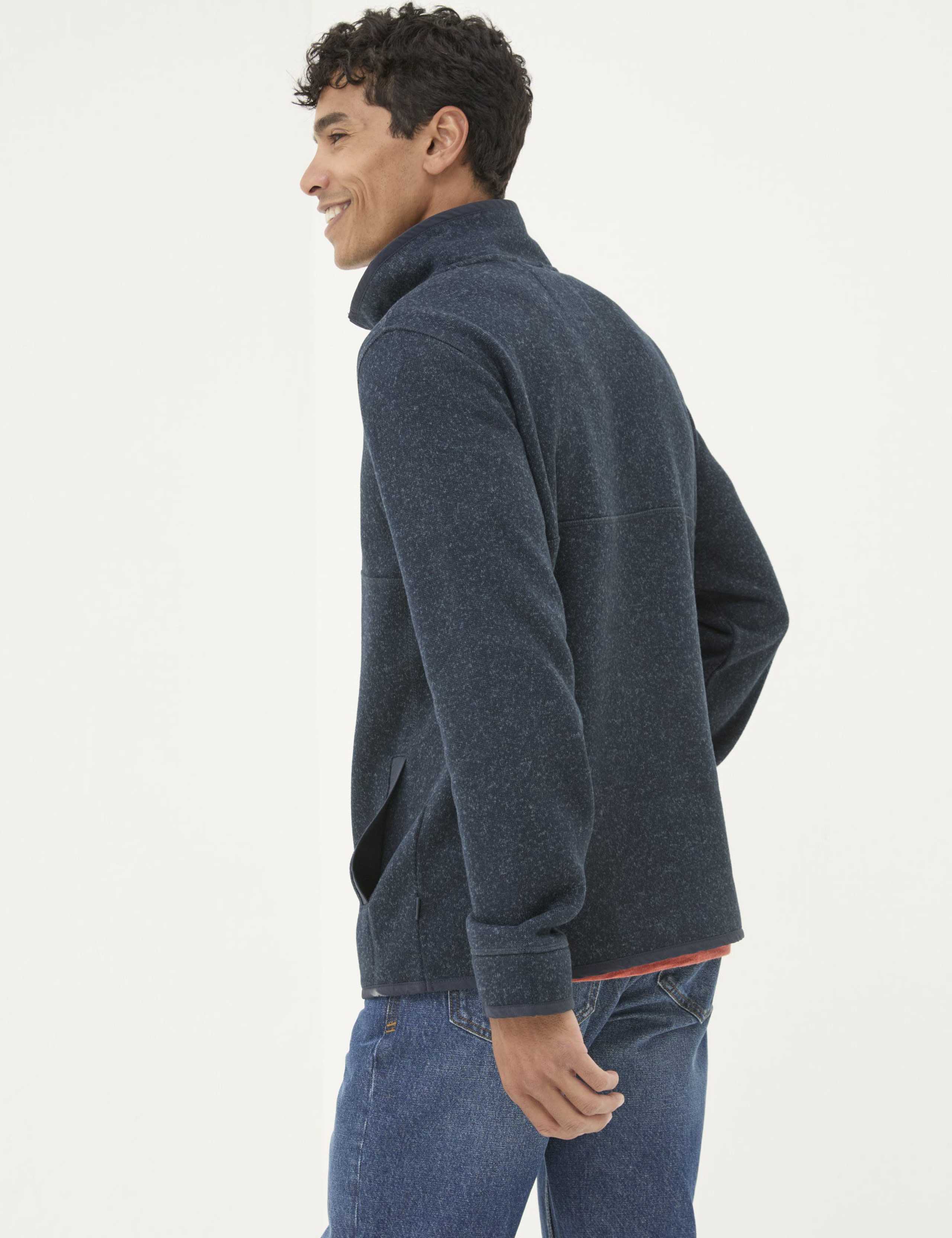 Funnel Neck Half Zip Sweatshirt 3 of 5