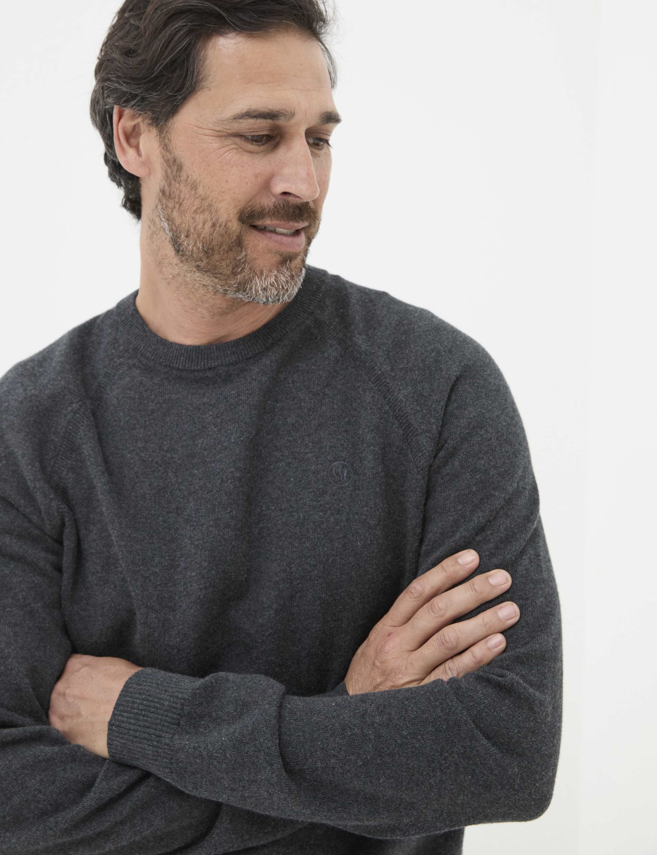 Cotton Rich Crew Neck Jumper 4 of 4