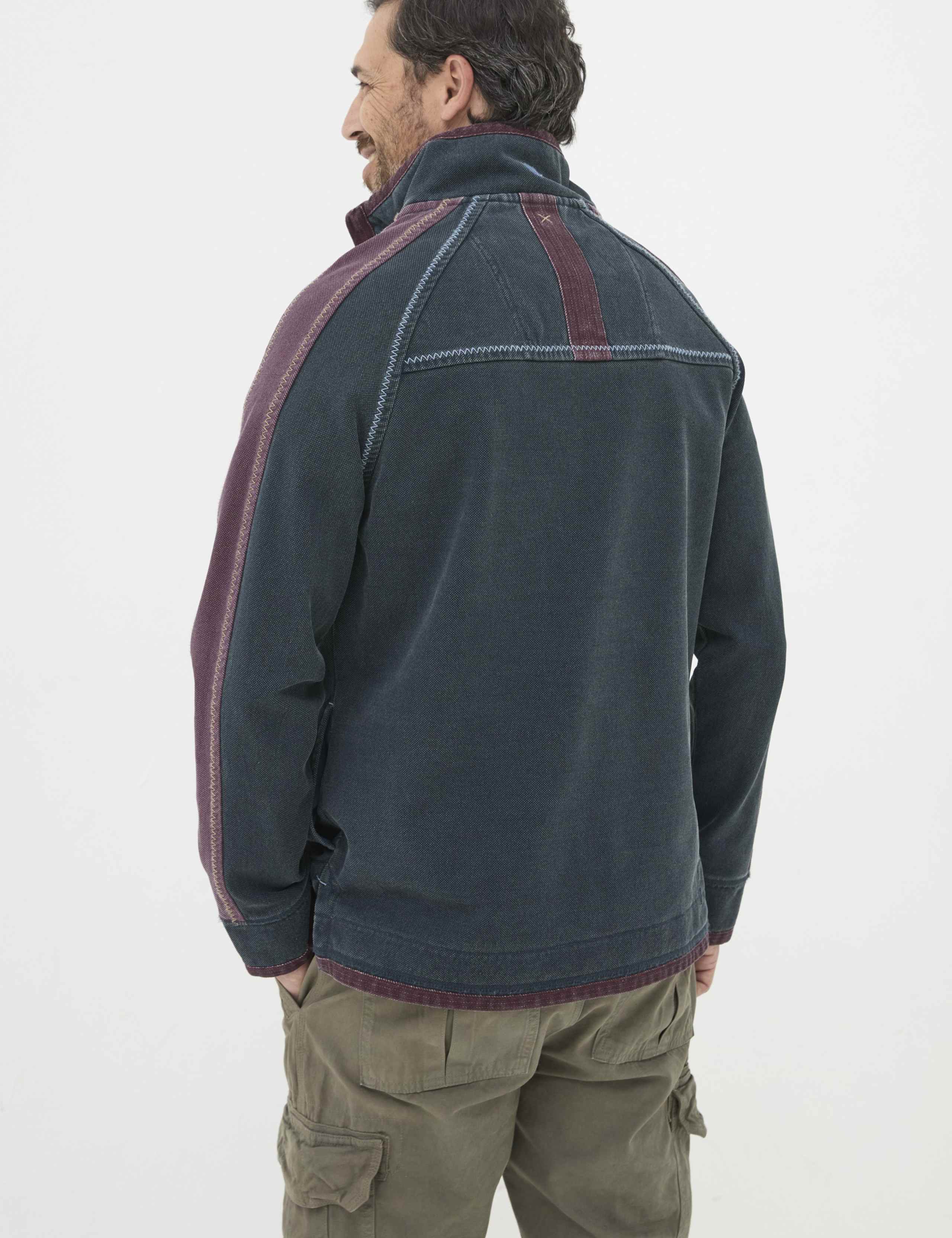Pure Cotton Half Zip Sweatshirt 3 of 5