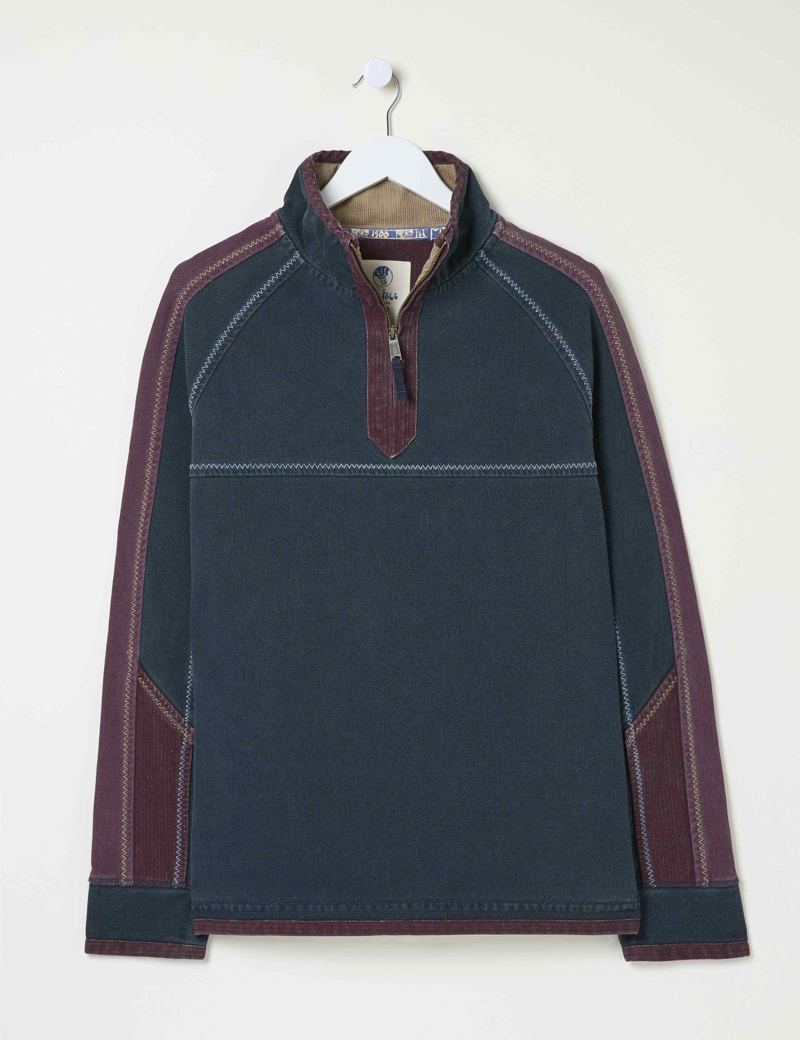 Pure Cotton Half Zip Sweatshirt 2 of 5