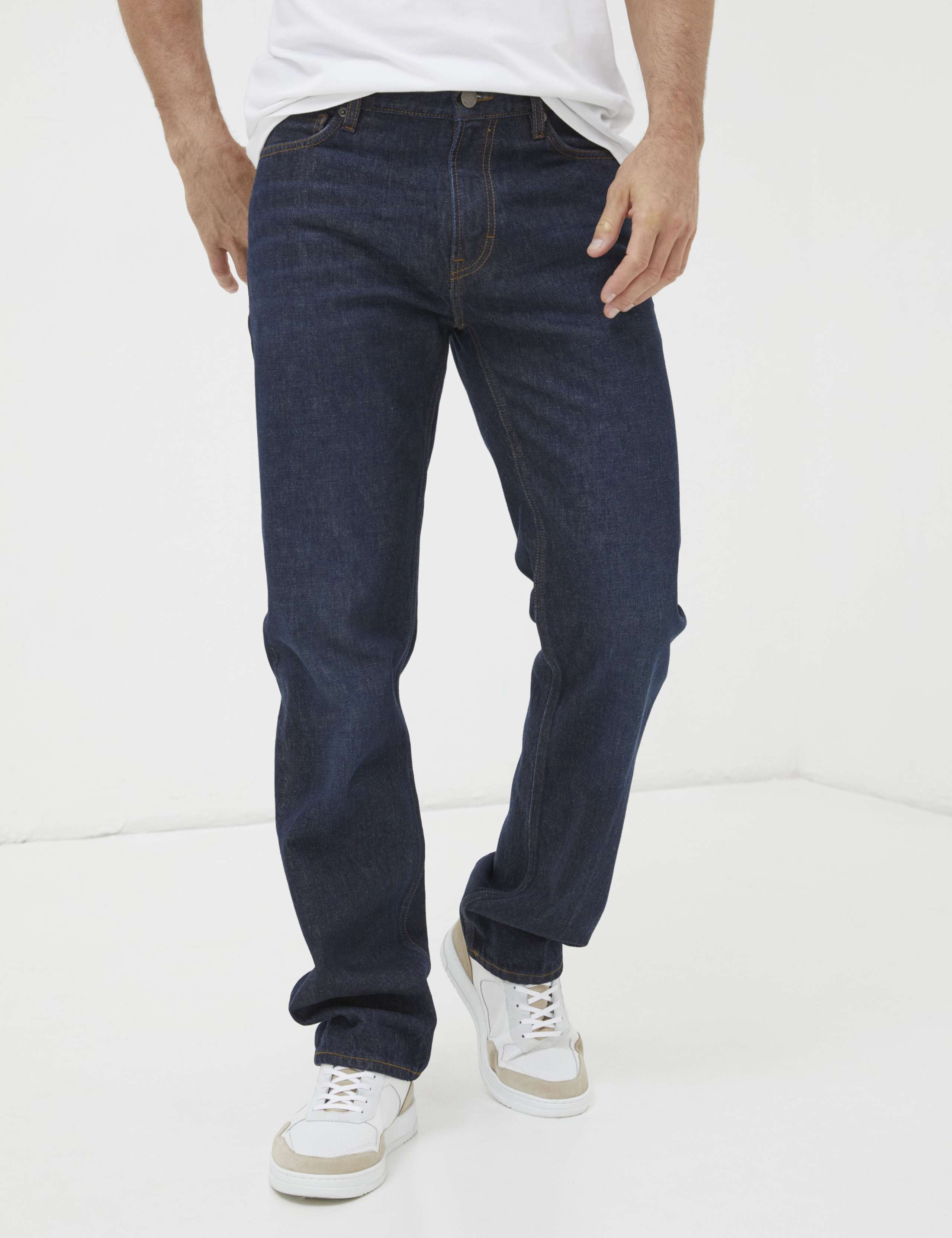 Pure Cotton 5 Pocket Jeans 3 of 5