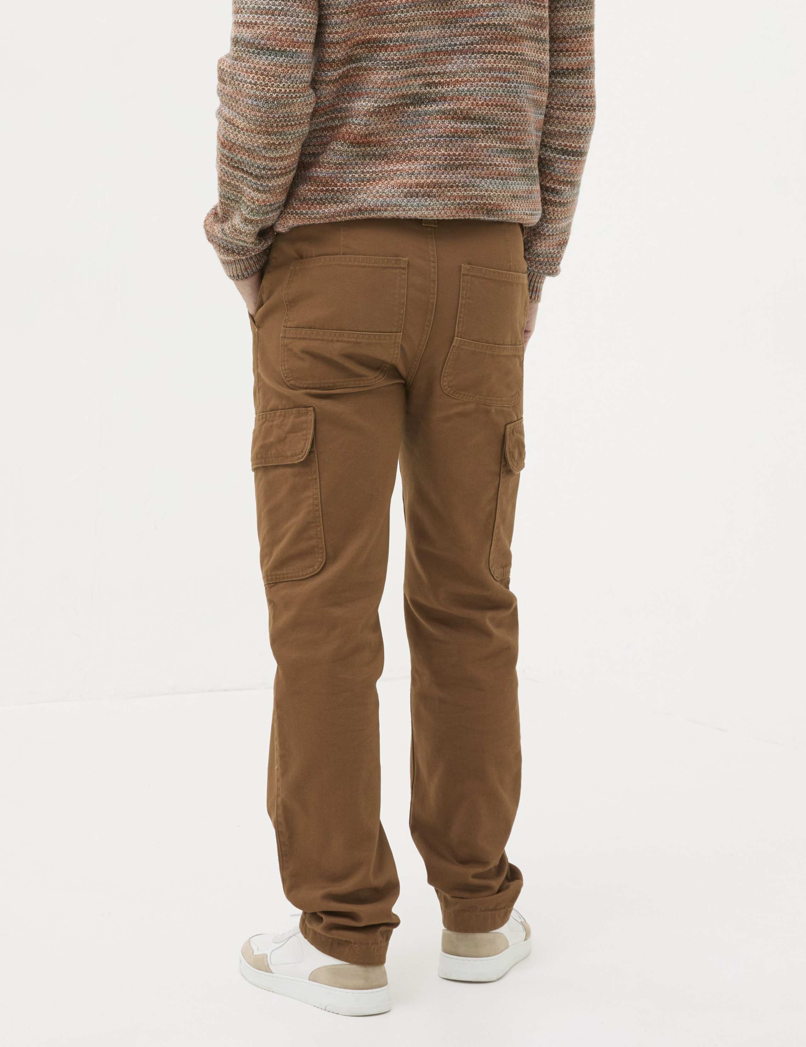 Pure Cotton Cargo Trousers 4 of 5