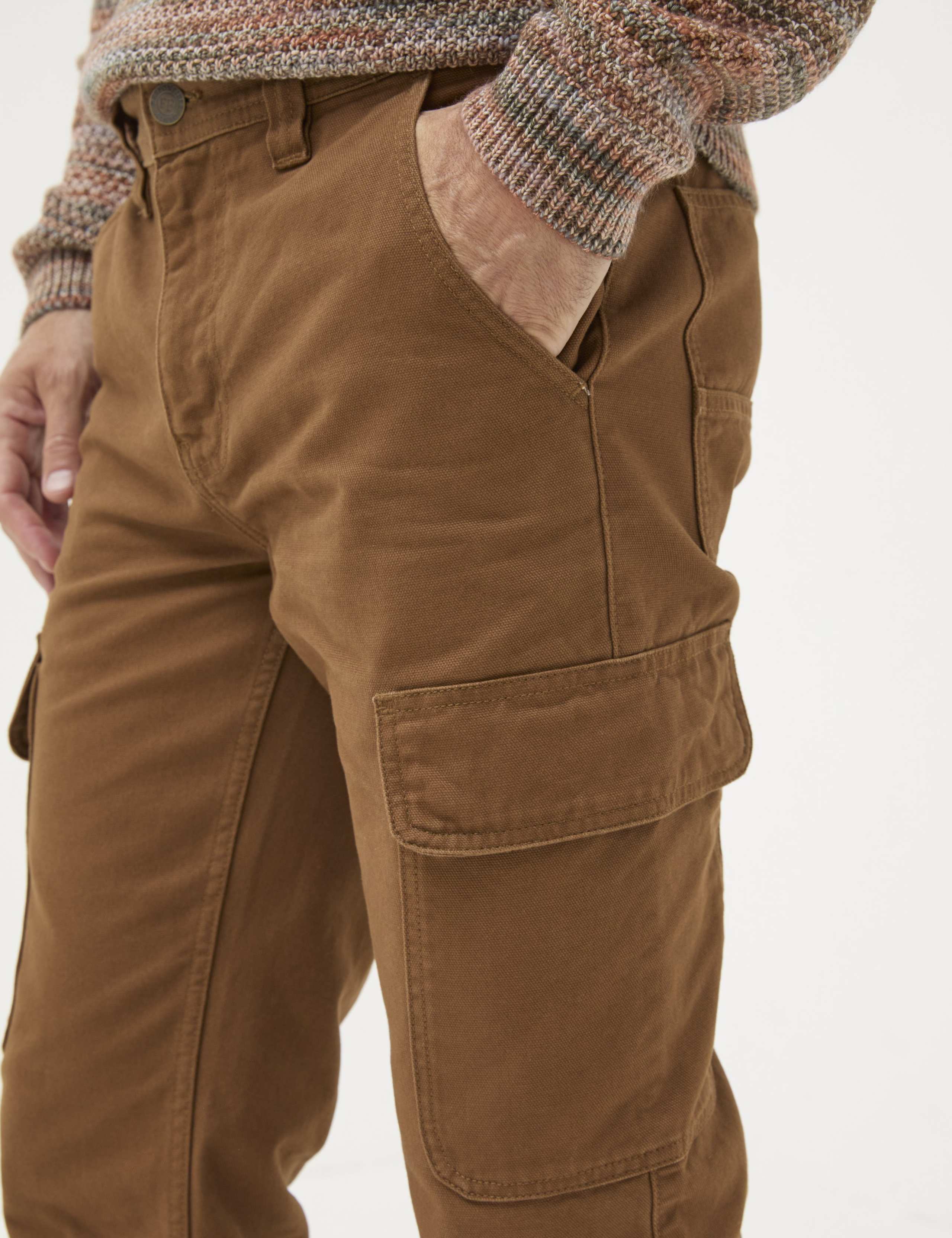 Pure Cotton Cargo Trousers 5 of 5