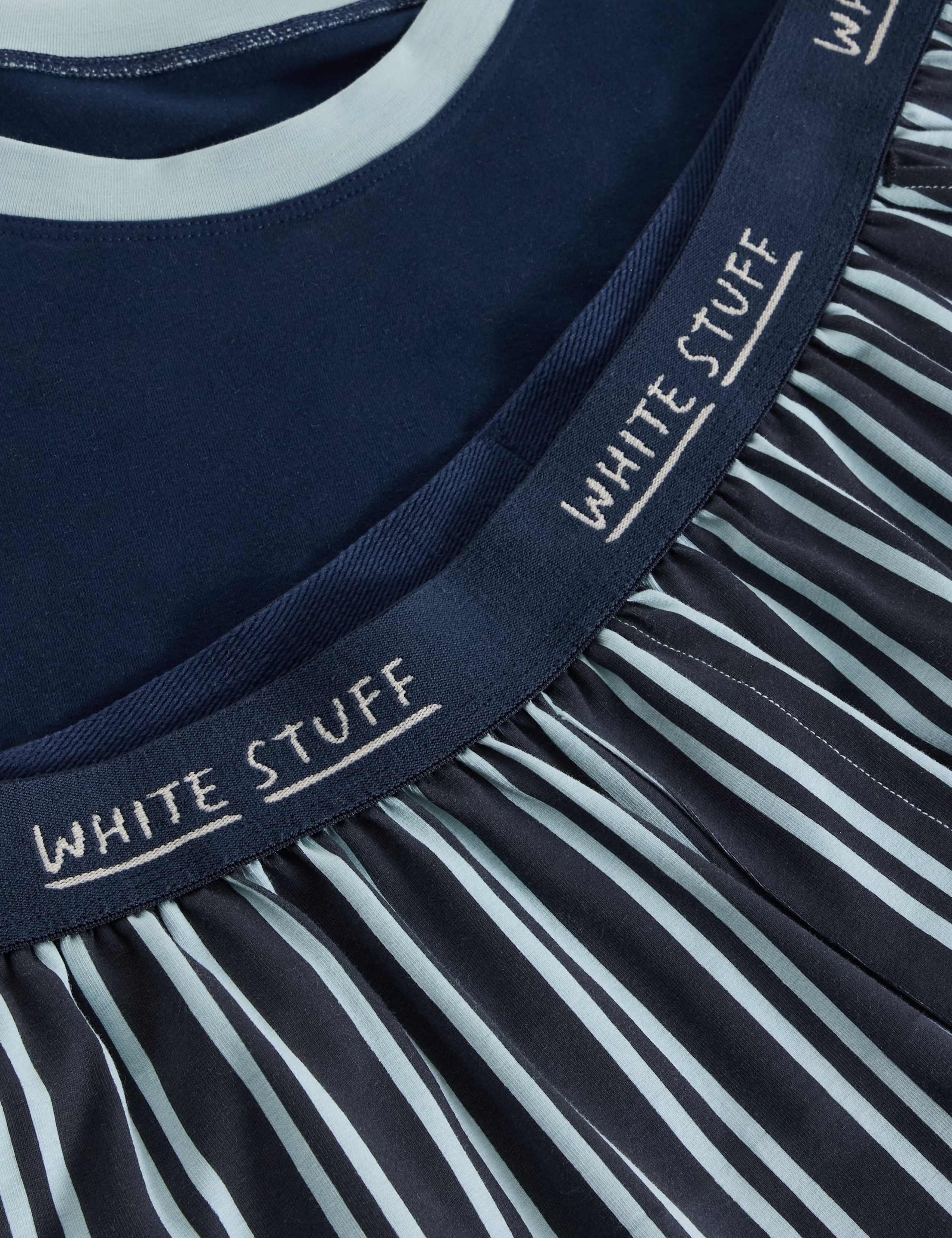 Cotton Rich Striped Pyjama Set 3 of 4