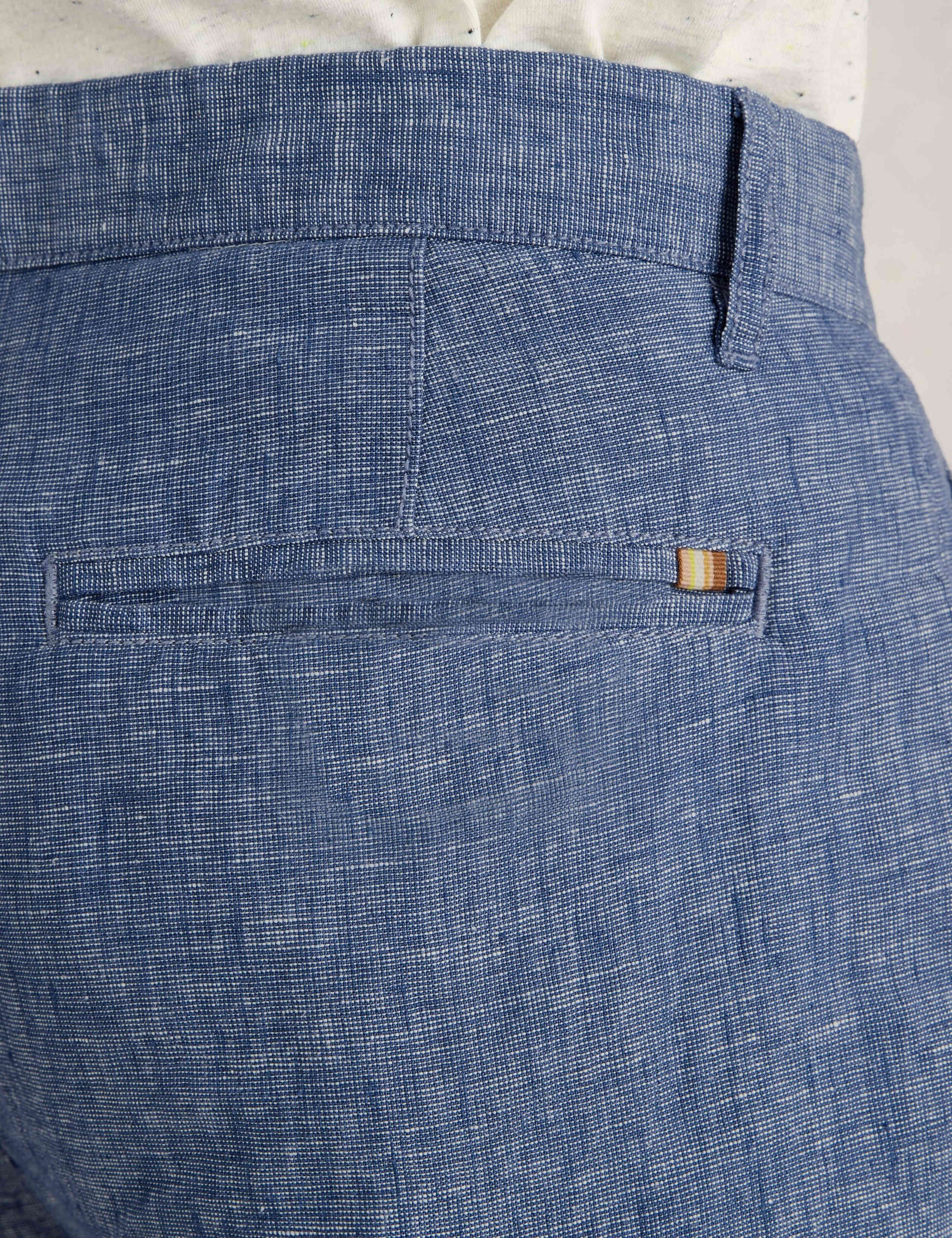 Regular Fit Pure Linen Chino Shorts 5 of 6