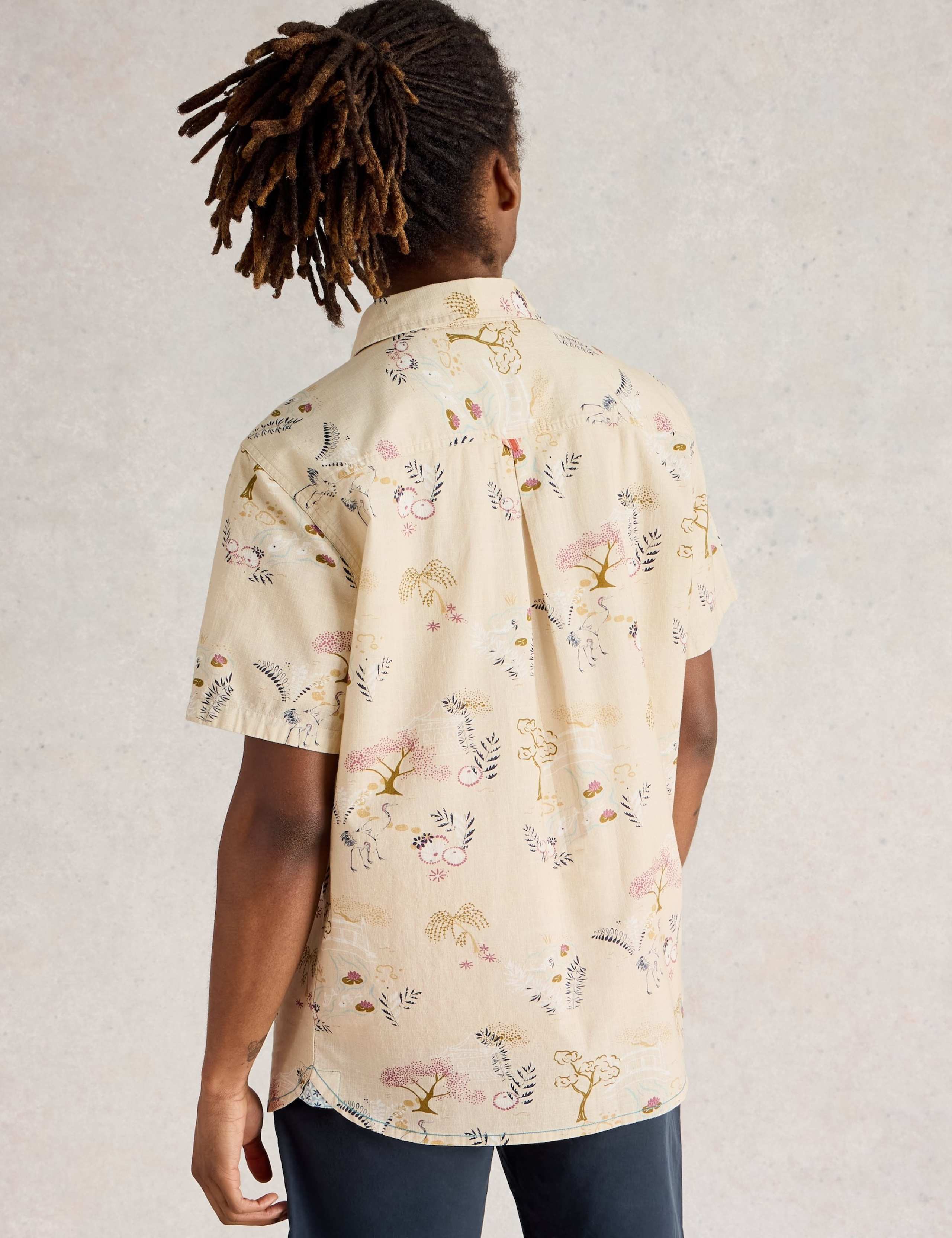 Regular Fit Pure Cotton Printed Shirt 4 of 6