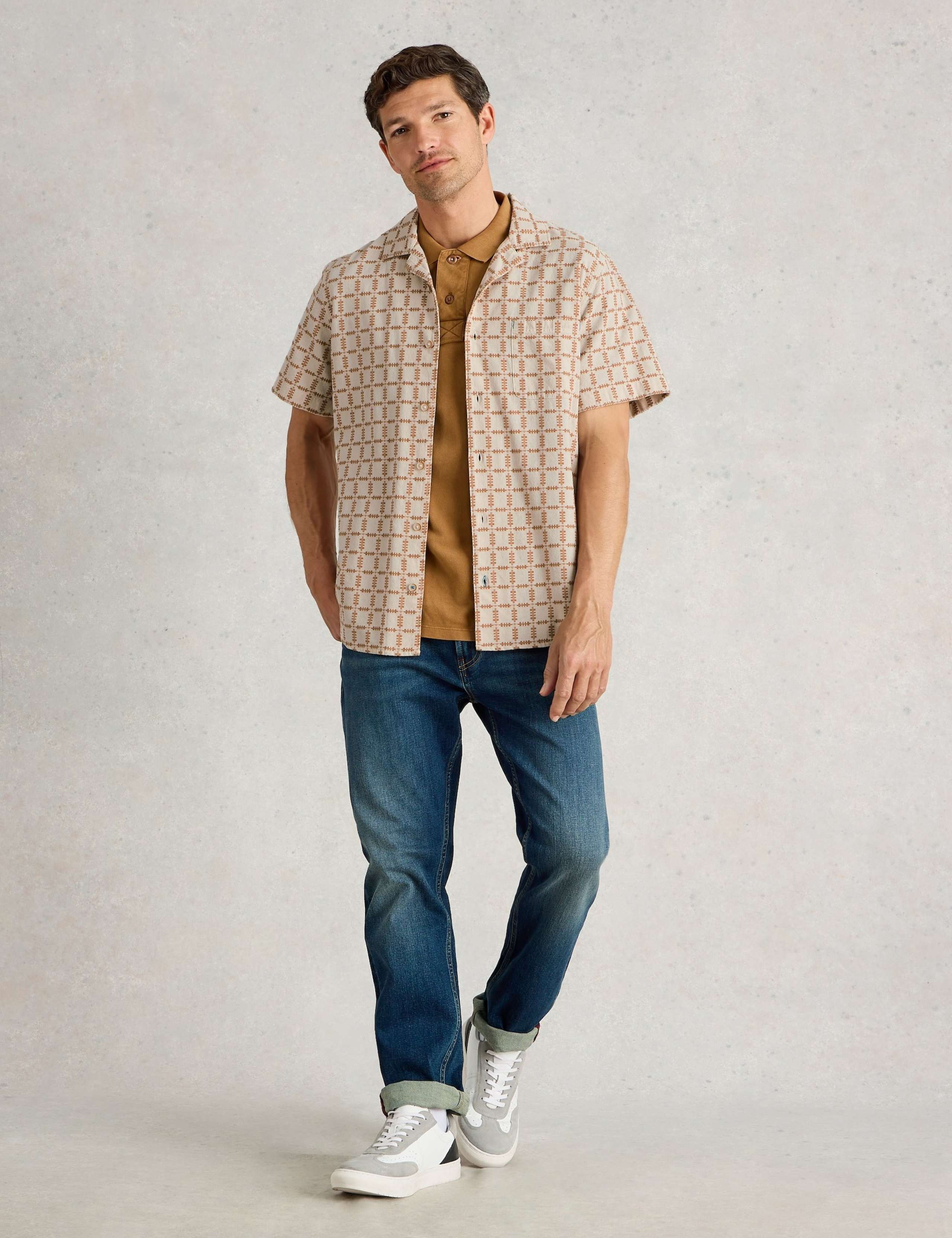 Regular Fit Pure Cotton Check Short Sleeve Shirt 3 of 6