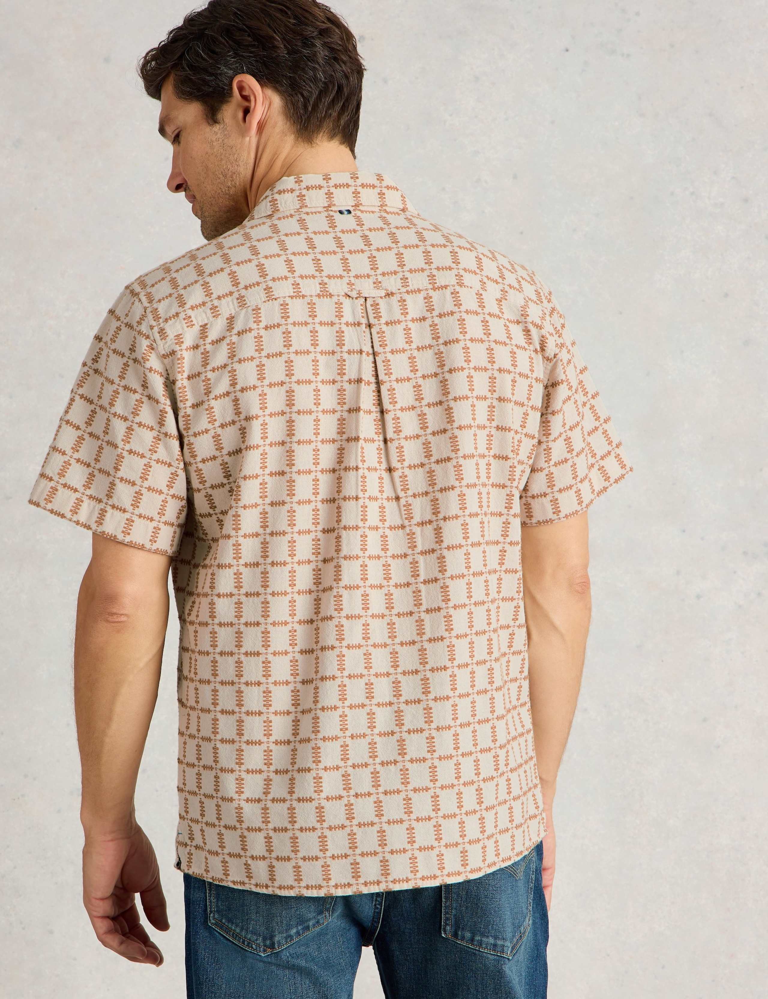 Regular Fit Pure Cotton Check Short Sleeve Shirt 4 of 6