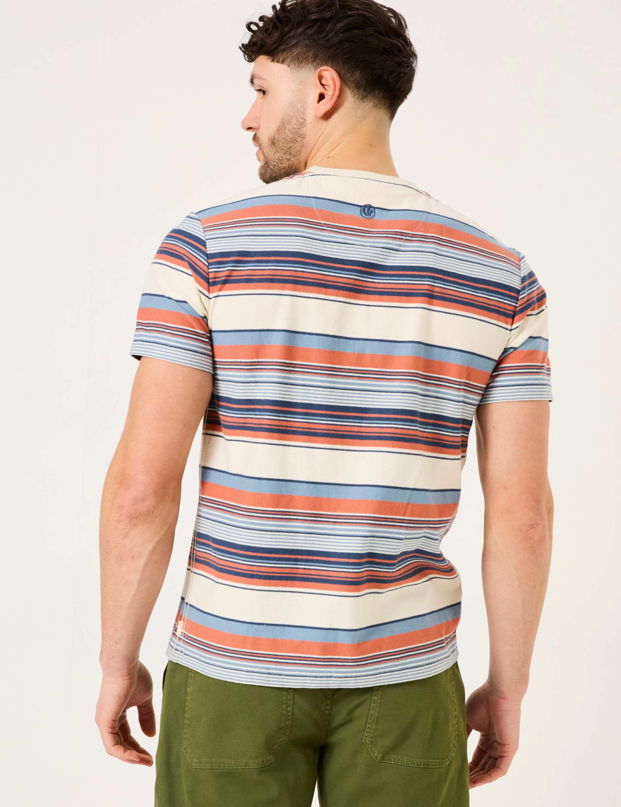 Pure Cotton Striped T-Shirt 3 of 5