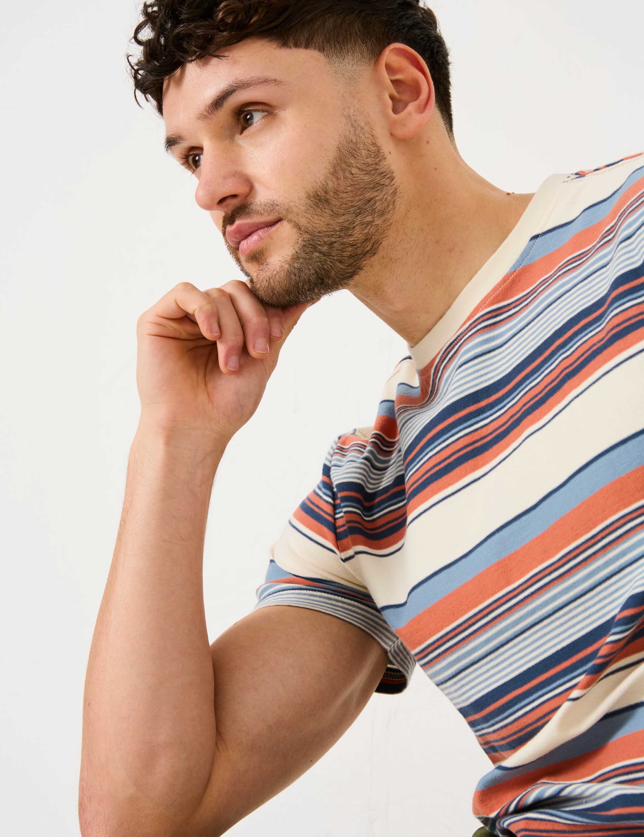 Pure Cotton Striped T-Shirt 5 of 5