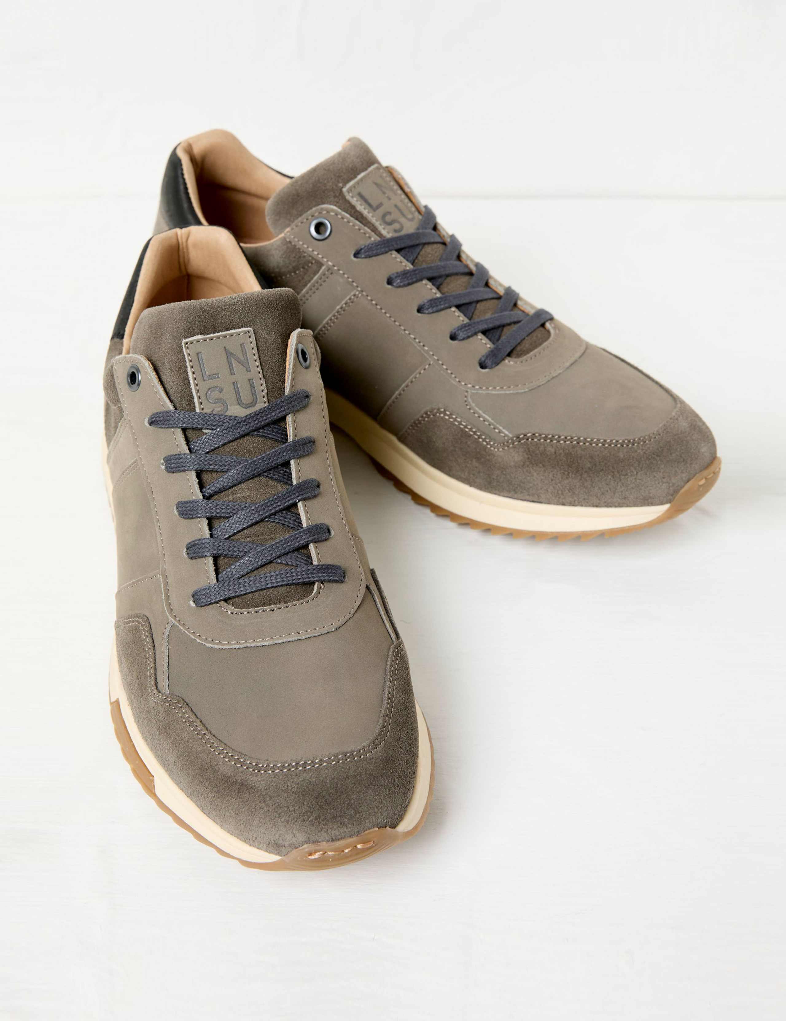 Suede Lace Up Trainers 2 of 3