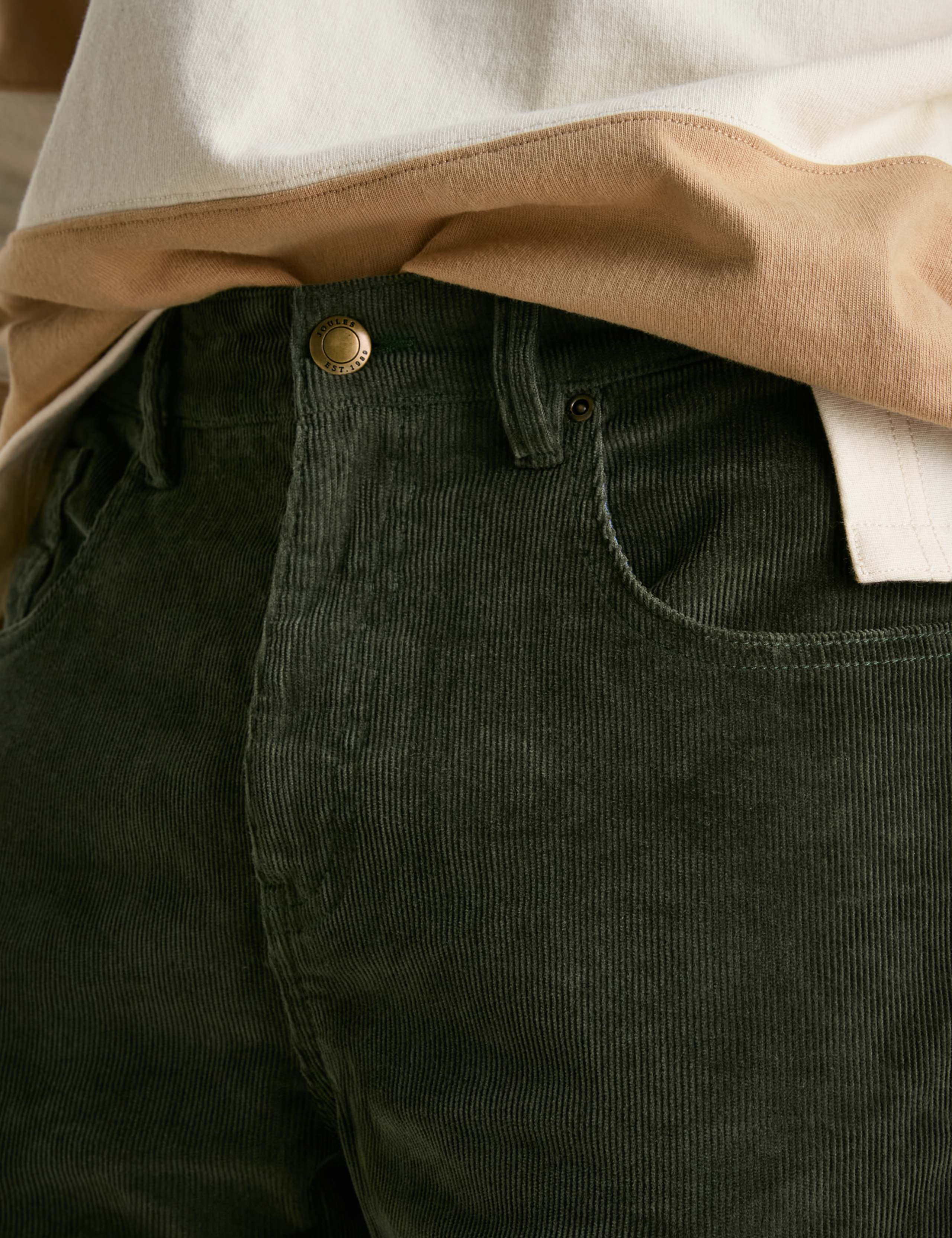 Straight Fit Corduroy Trousers 3 of 5