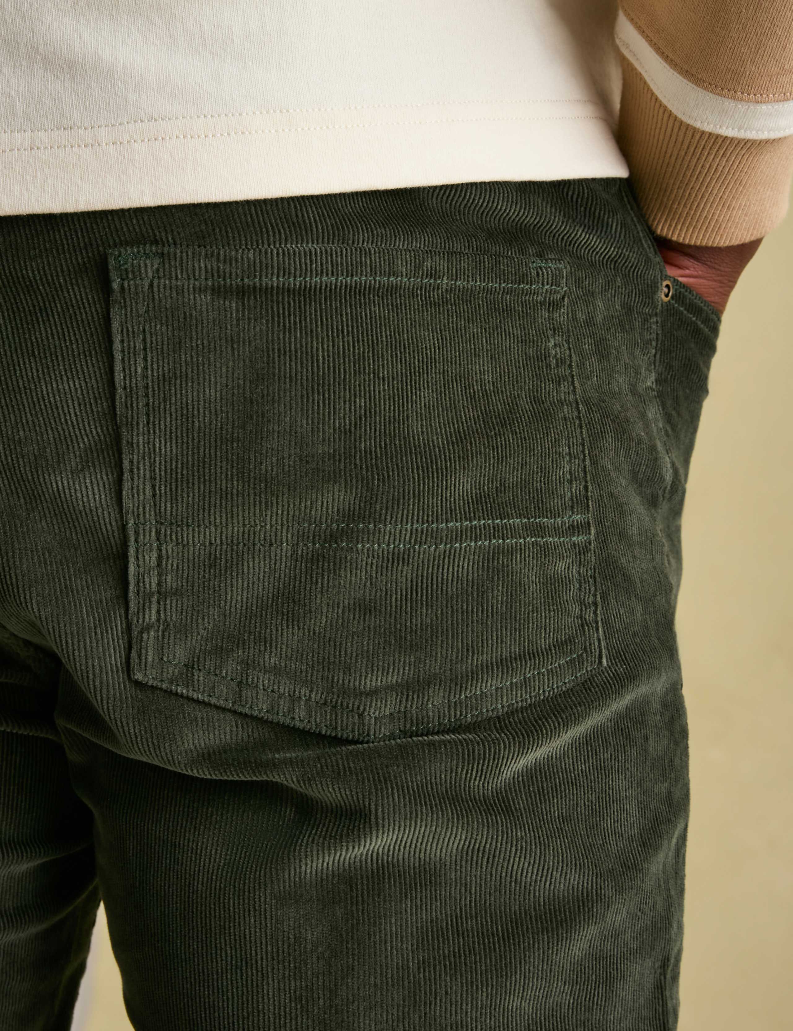 Straight Fit Corduroy Trousers 5 of 5