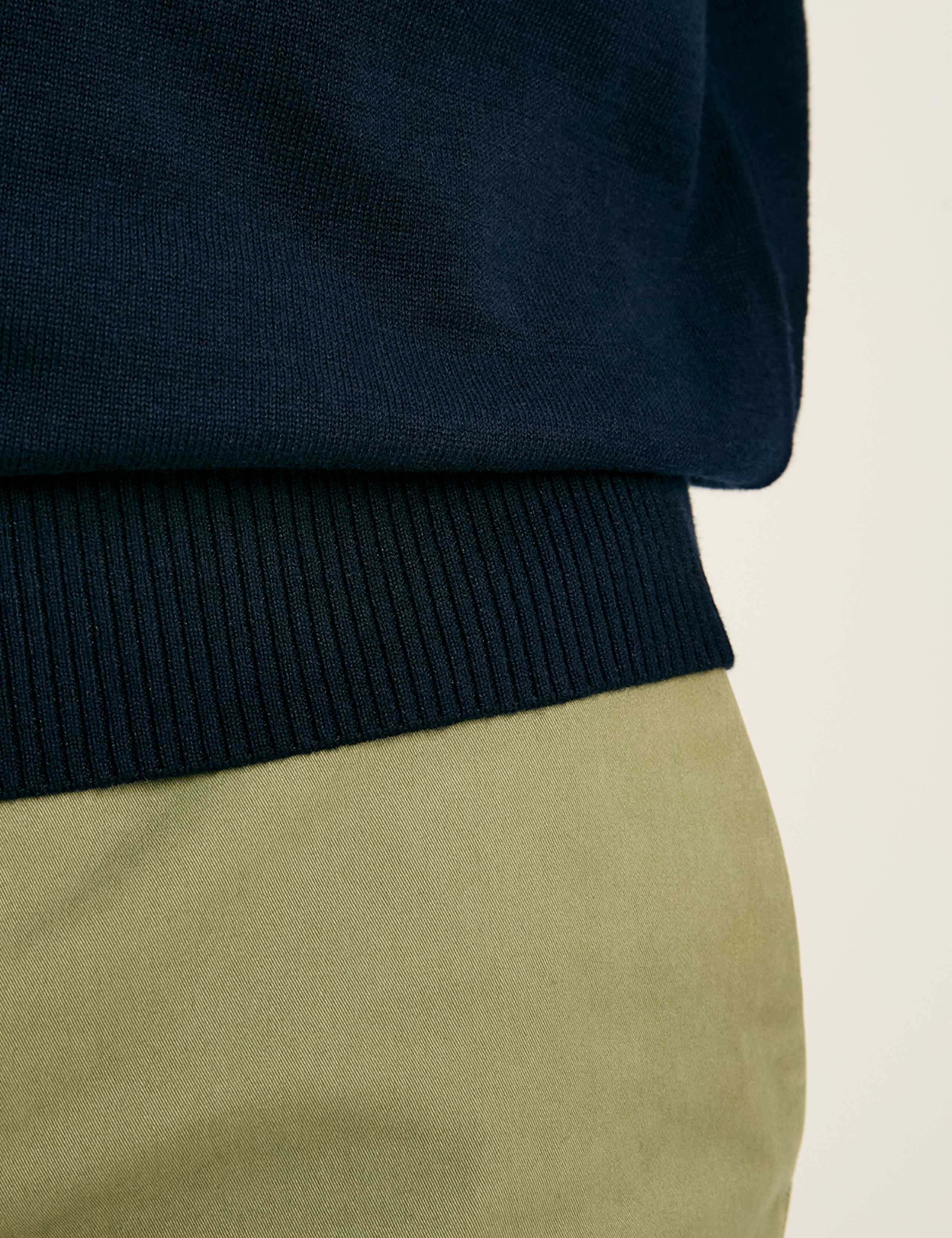 Pure Cotton Crew Neck Jumper 4 of 5