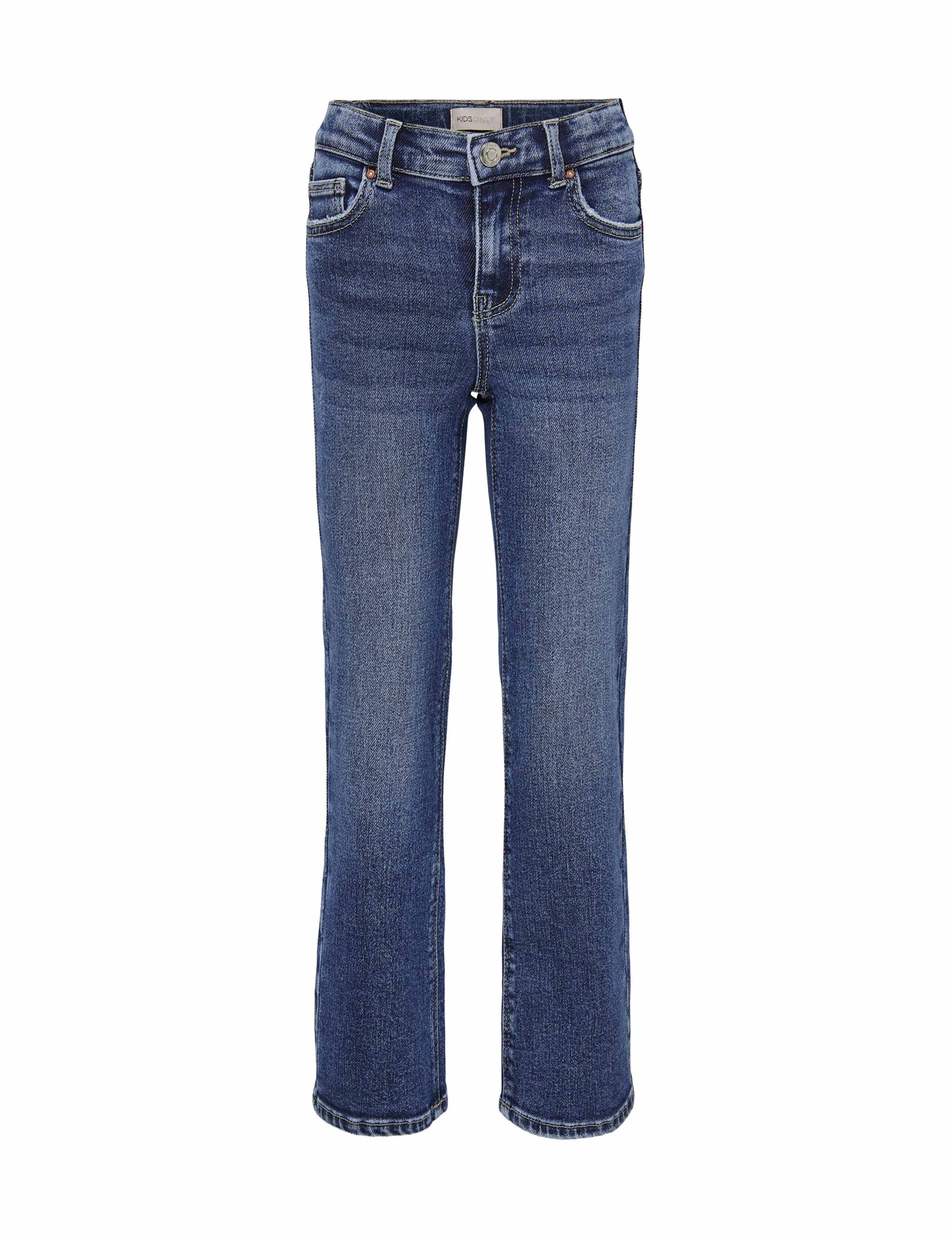 Regular Denim Wide Leg Jeans (8-14 Yrs) 2 of 2