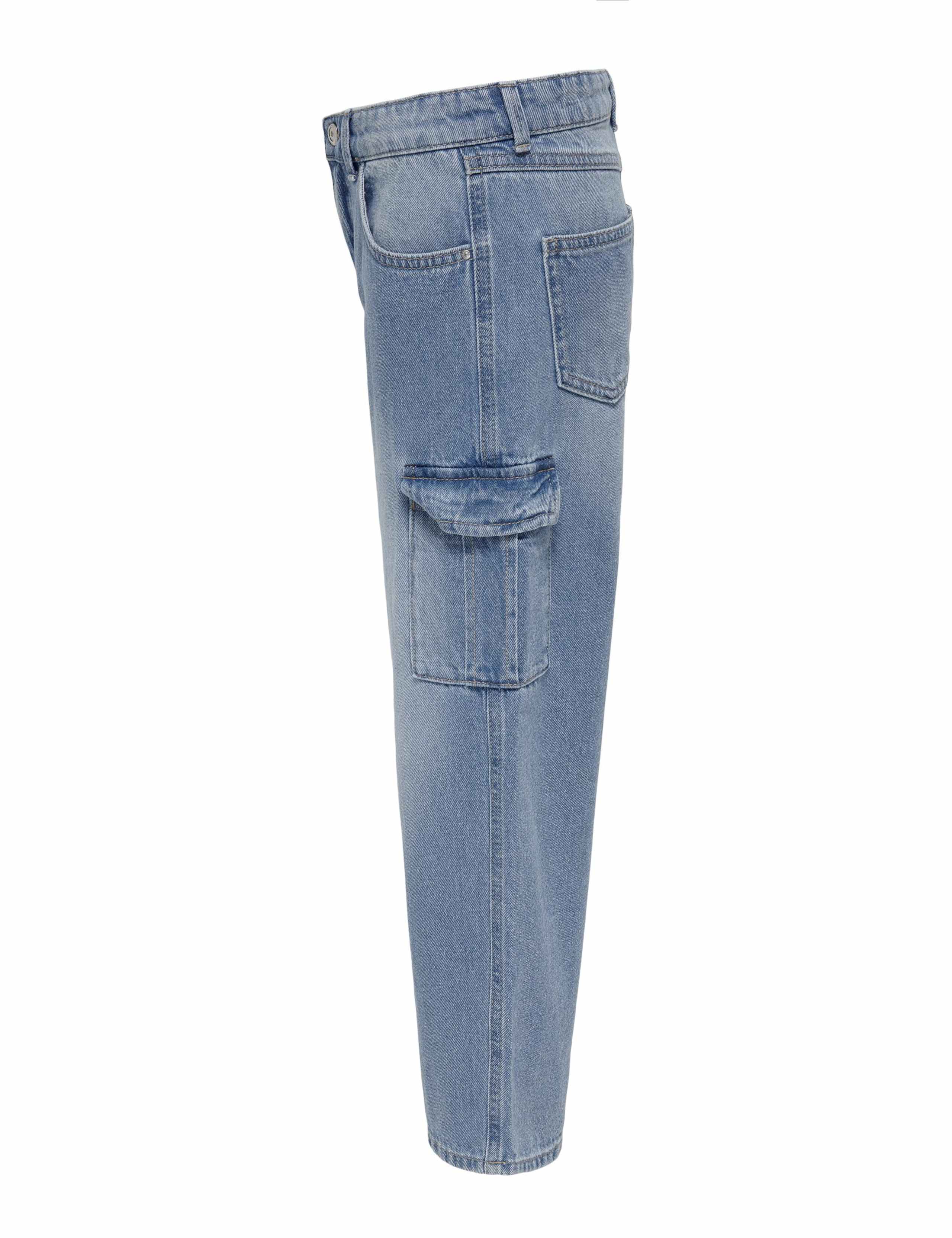 Regular Denim Cargo Jeans (8-14 Yrs) 3 of 3