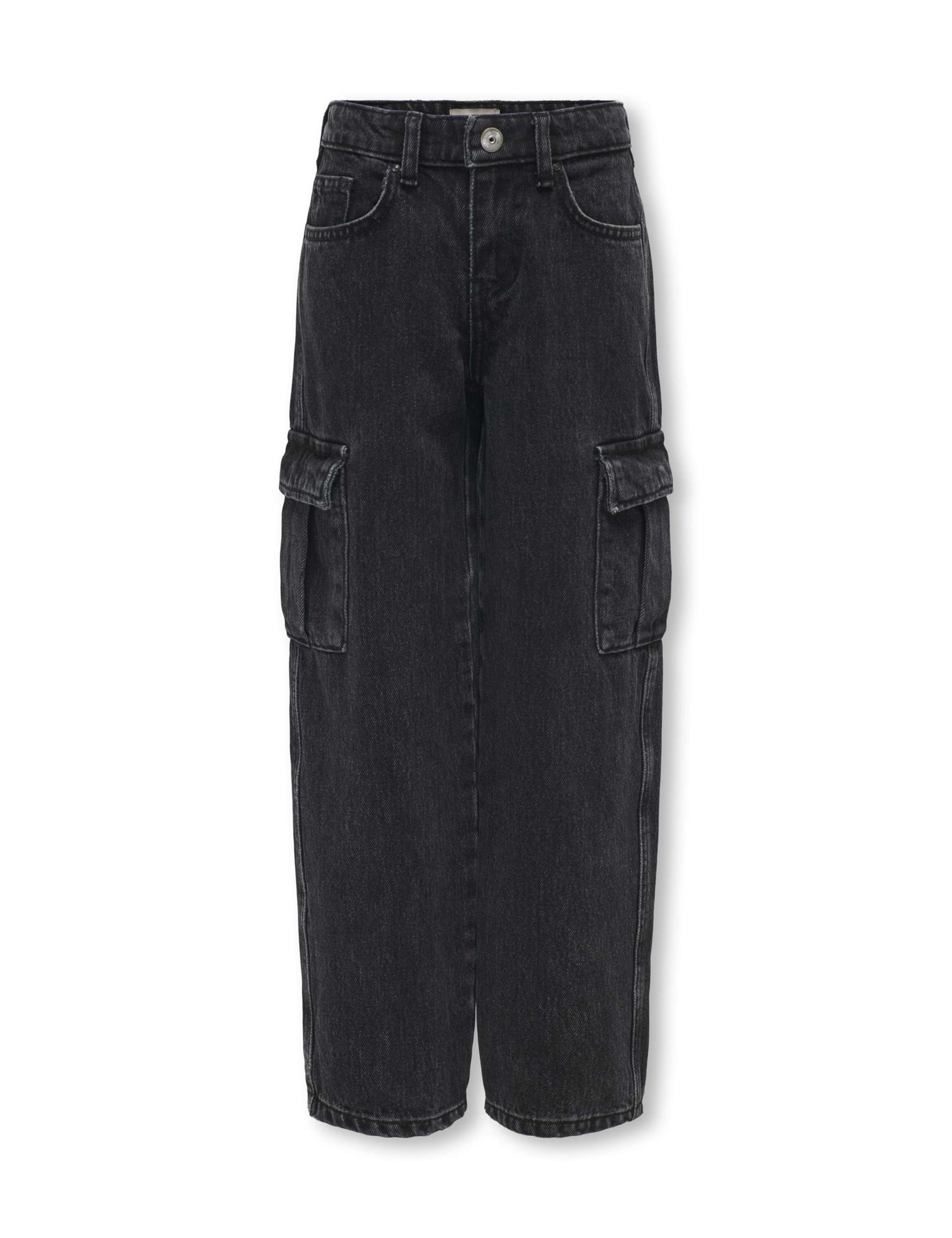 Regular Denim Cargo Jeans (8-14 Yrs) 2 of 2