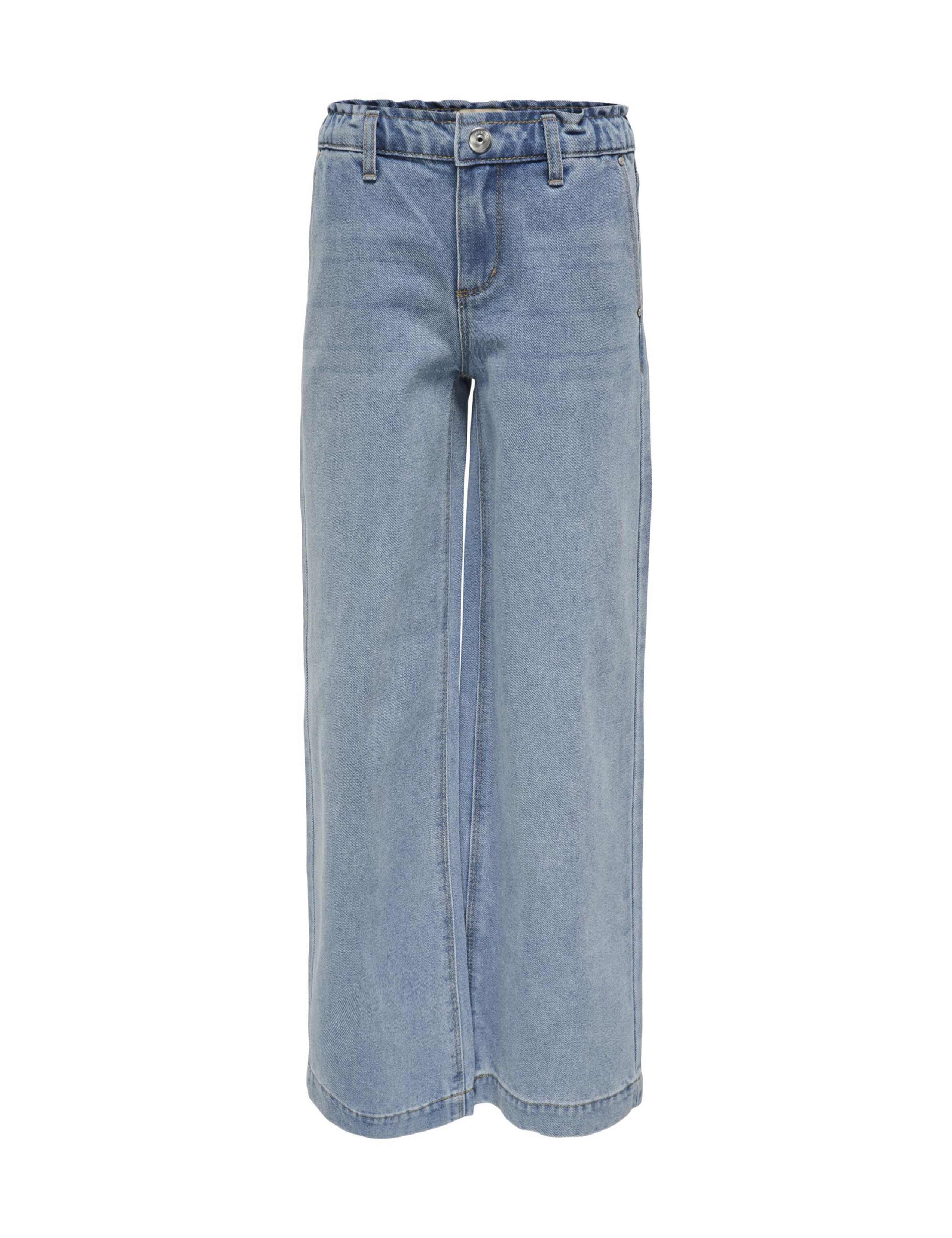 Pure Cotton Wide Leg Jeans (8-14 Yrs) 2 of 3