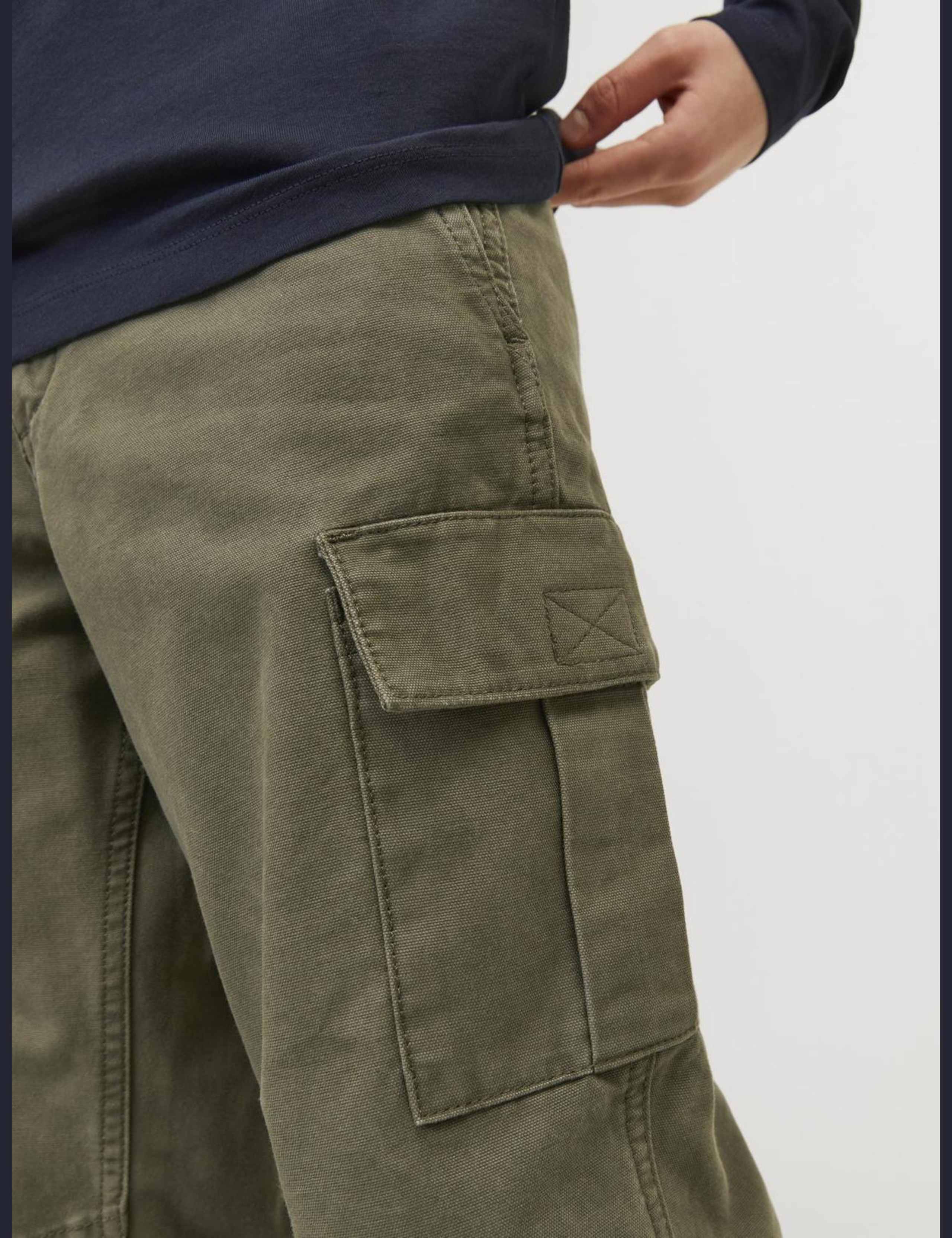 Pure Cotton Cargo Trousers (8-16 Yrs) 7 of 7