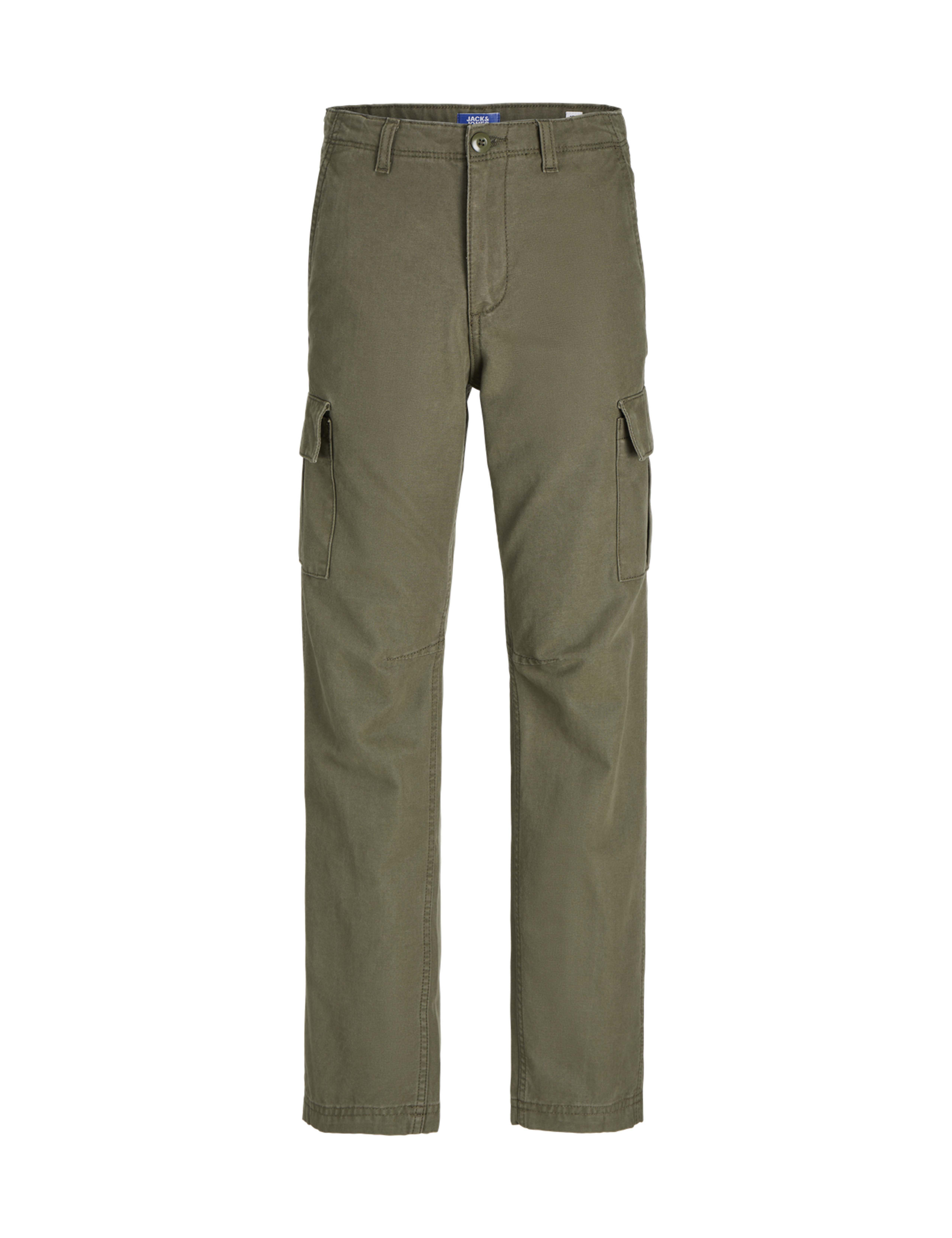 Pure Cotton Cargo Trousers (8-16 Yrs) 2 of 7