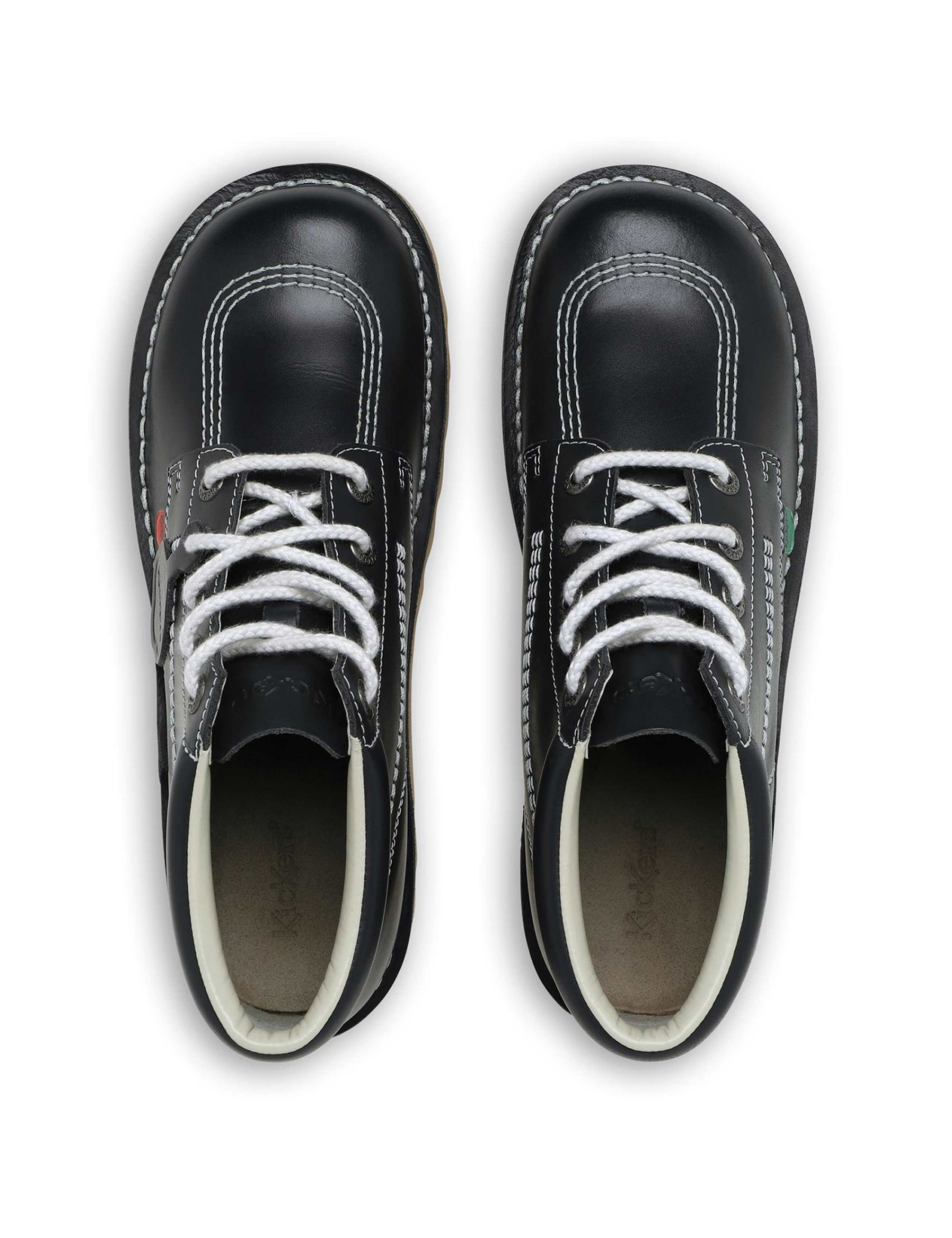 Leather Lace Up Casual Boots 3 of 5