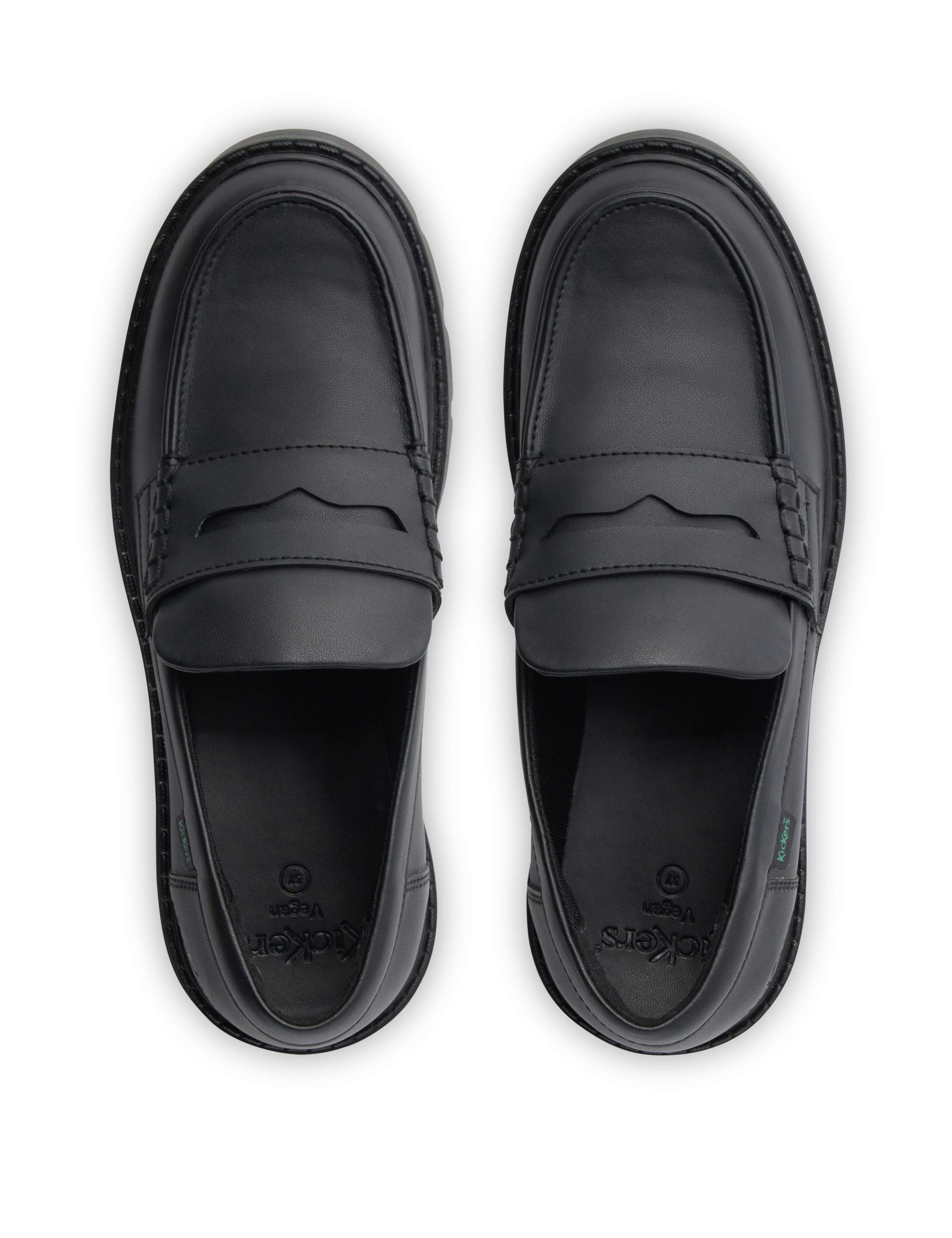 Chunky Block Heel Loafers 5 of 6