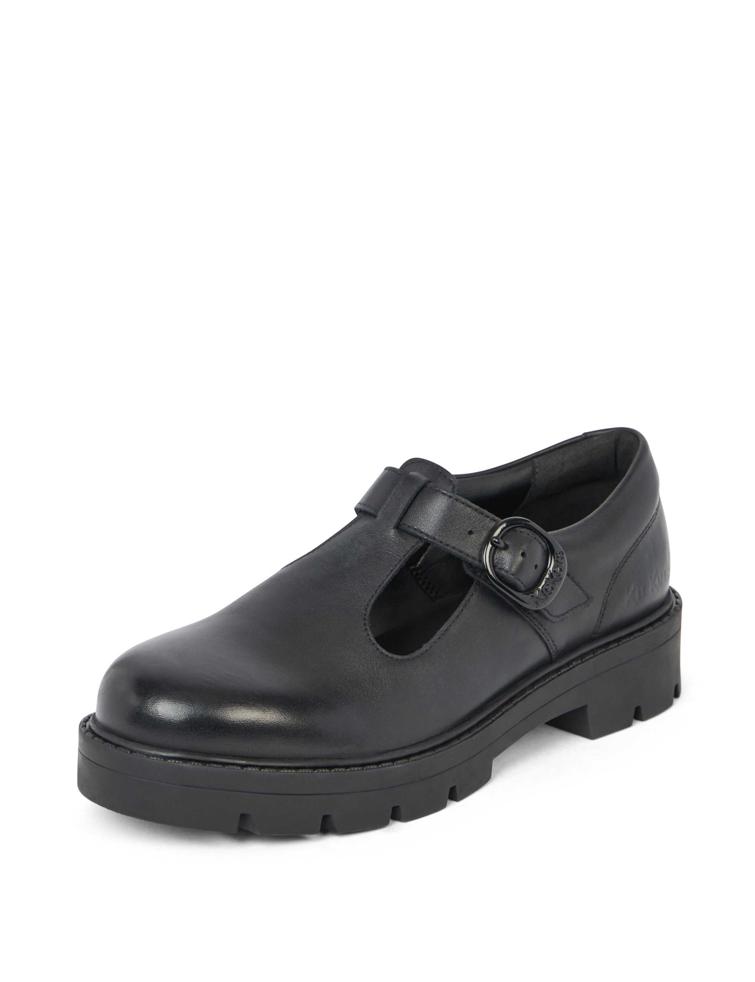 Leather T-Bar Chunky Shoes 6 of 6
